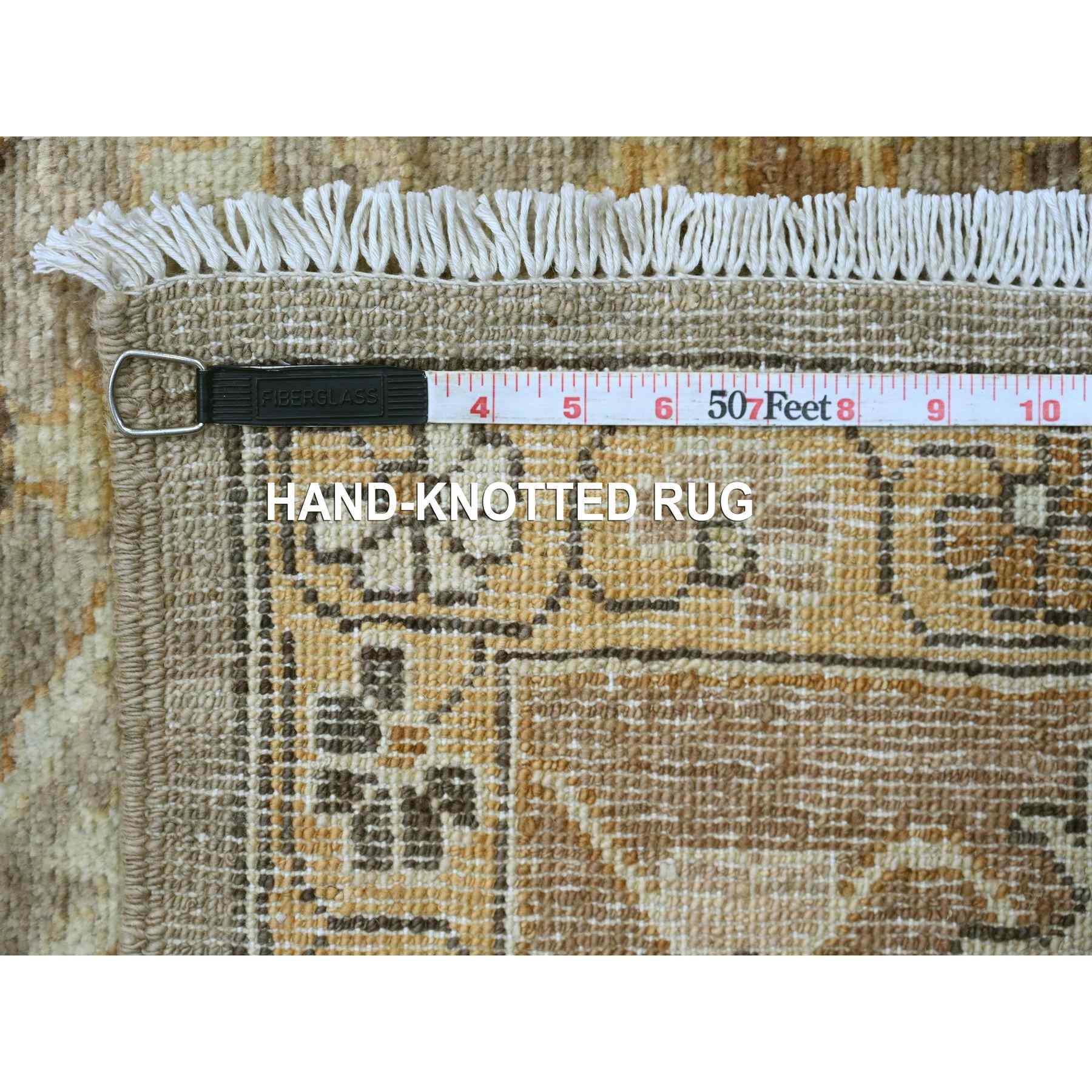 Oushak-And-Peshawar-Hand-Knotted-Rug-105270