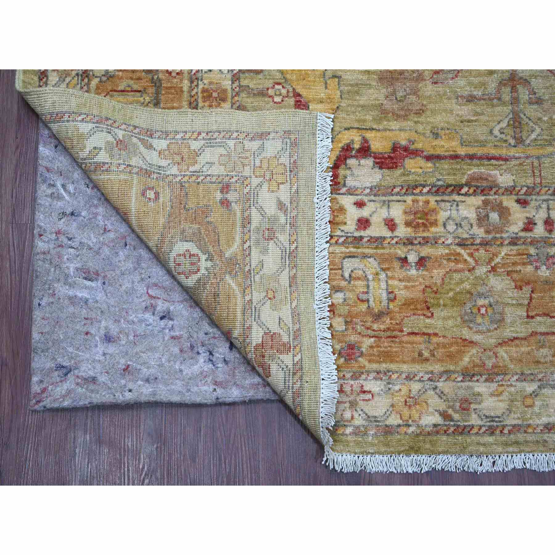 Oushak-And-Peshawar-Hand-Knotted-Rug-105275