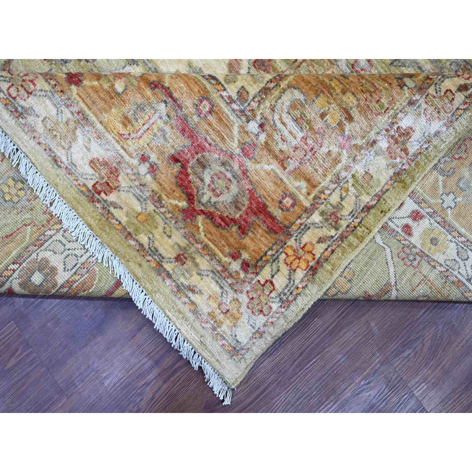 Oushak-And-Peshawar-Hand-Knotted-Rug-105275