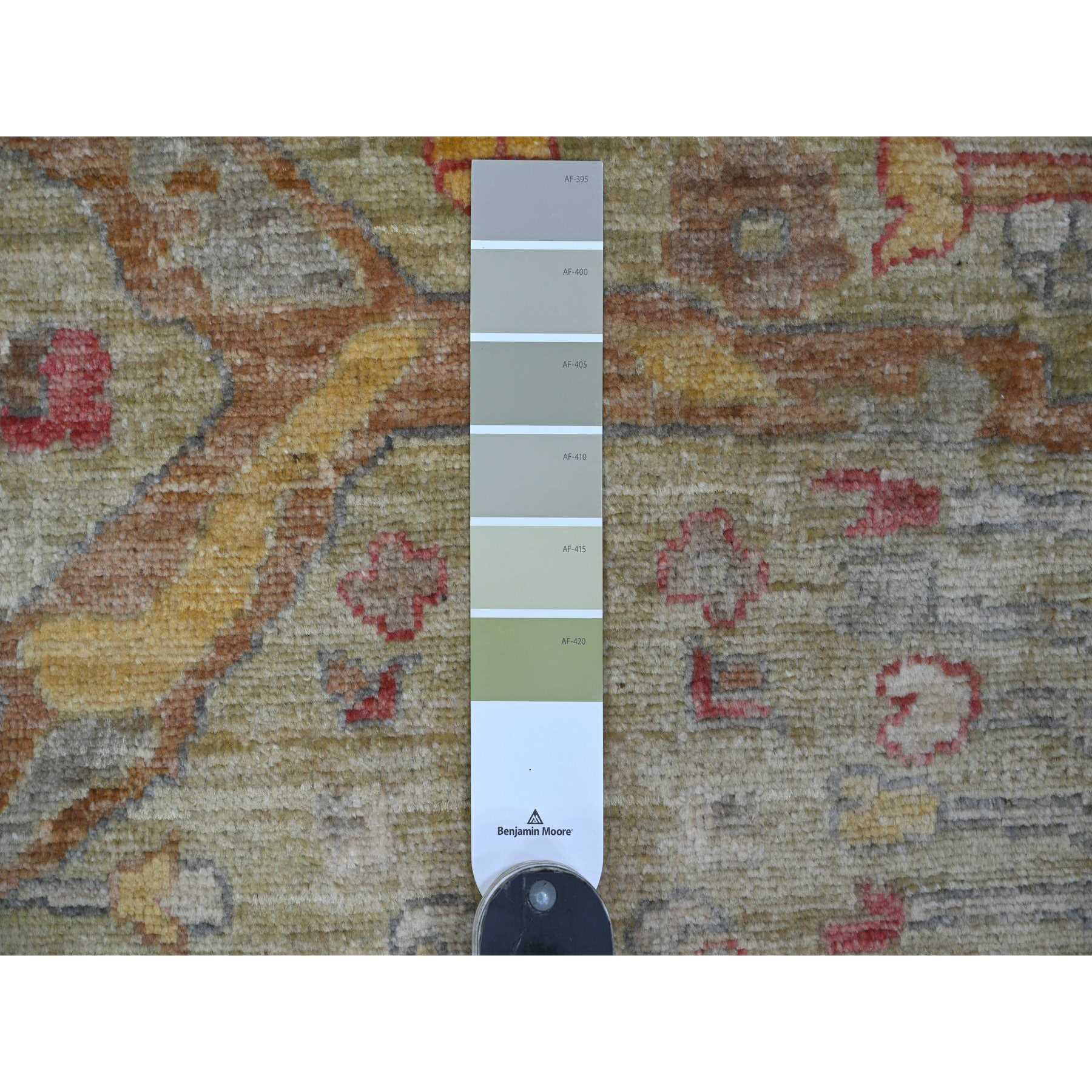 Oushak-And-Peshawar-Hand-Knotted-Rug-105275