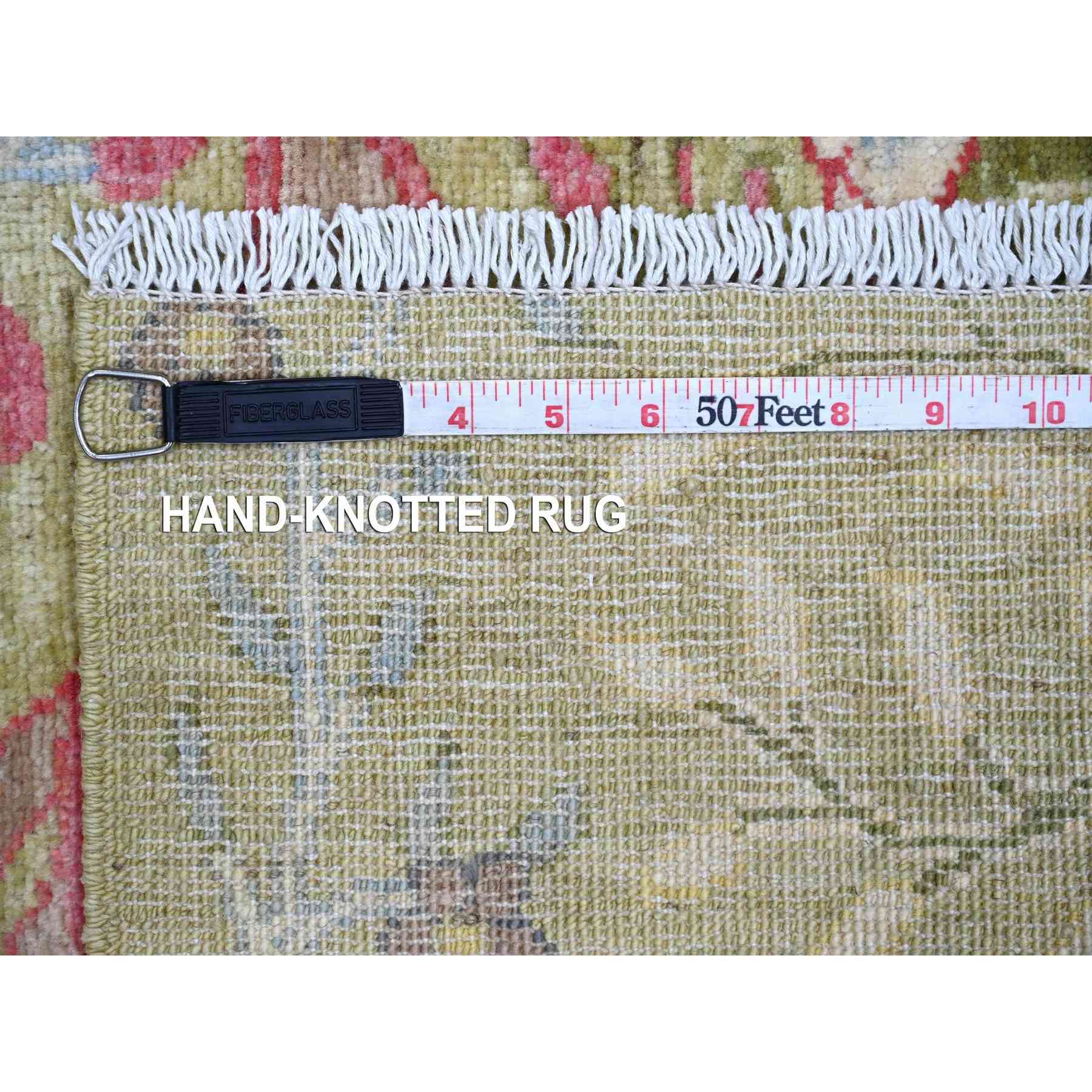 Oushak-And-Peshawar-Hand-Knotted-Rug-105455