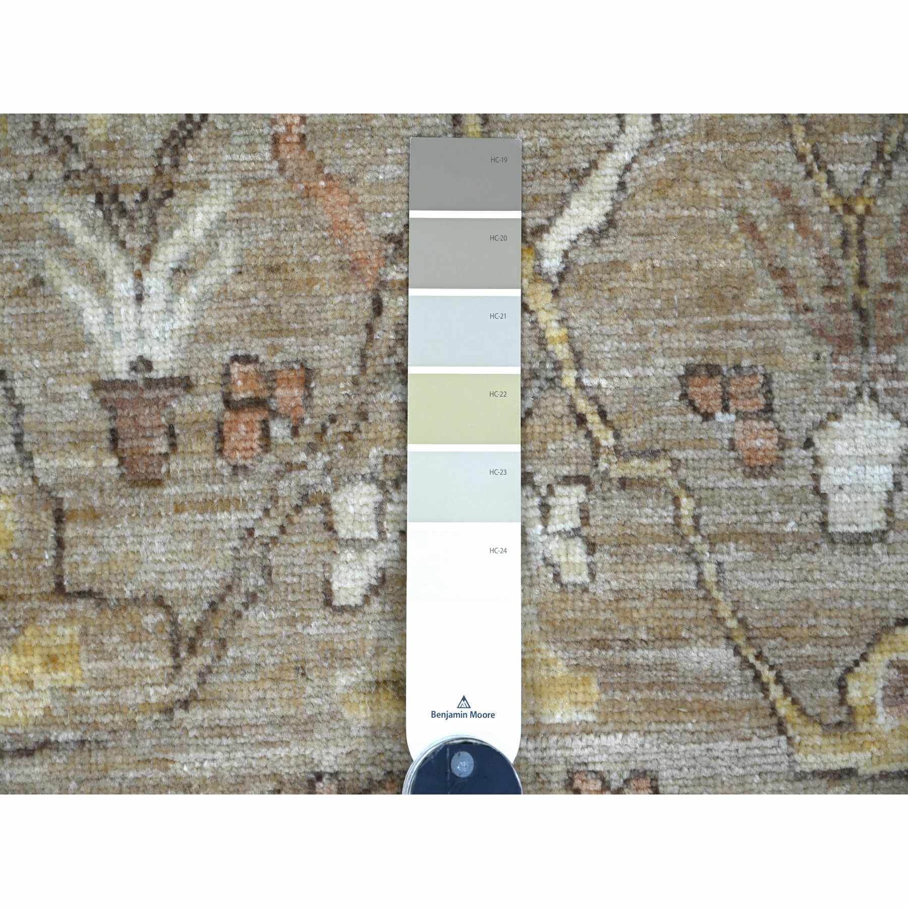 Oushak-And-Peshawar-Hand-Knotted-Rug-105525