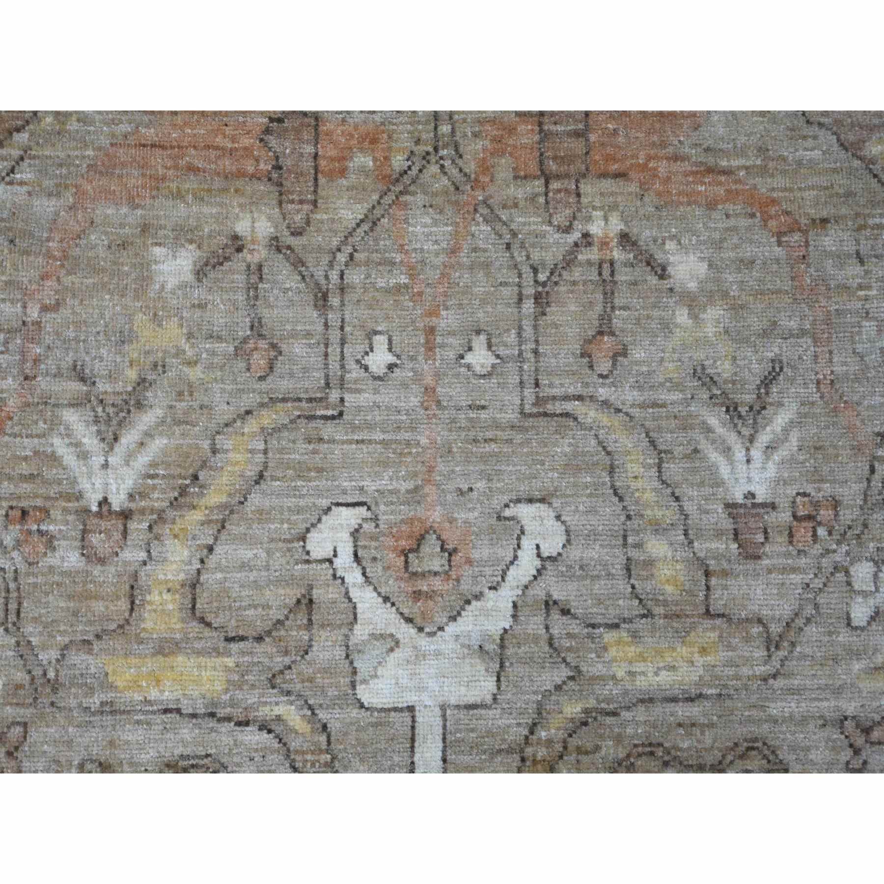 Oushak-And-Peshawar-Hand-Knotted-Rug-105525