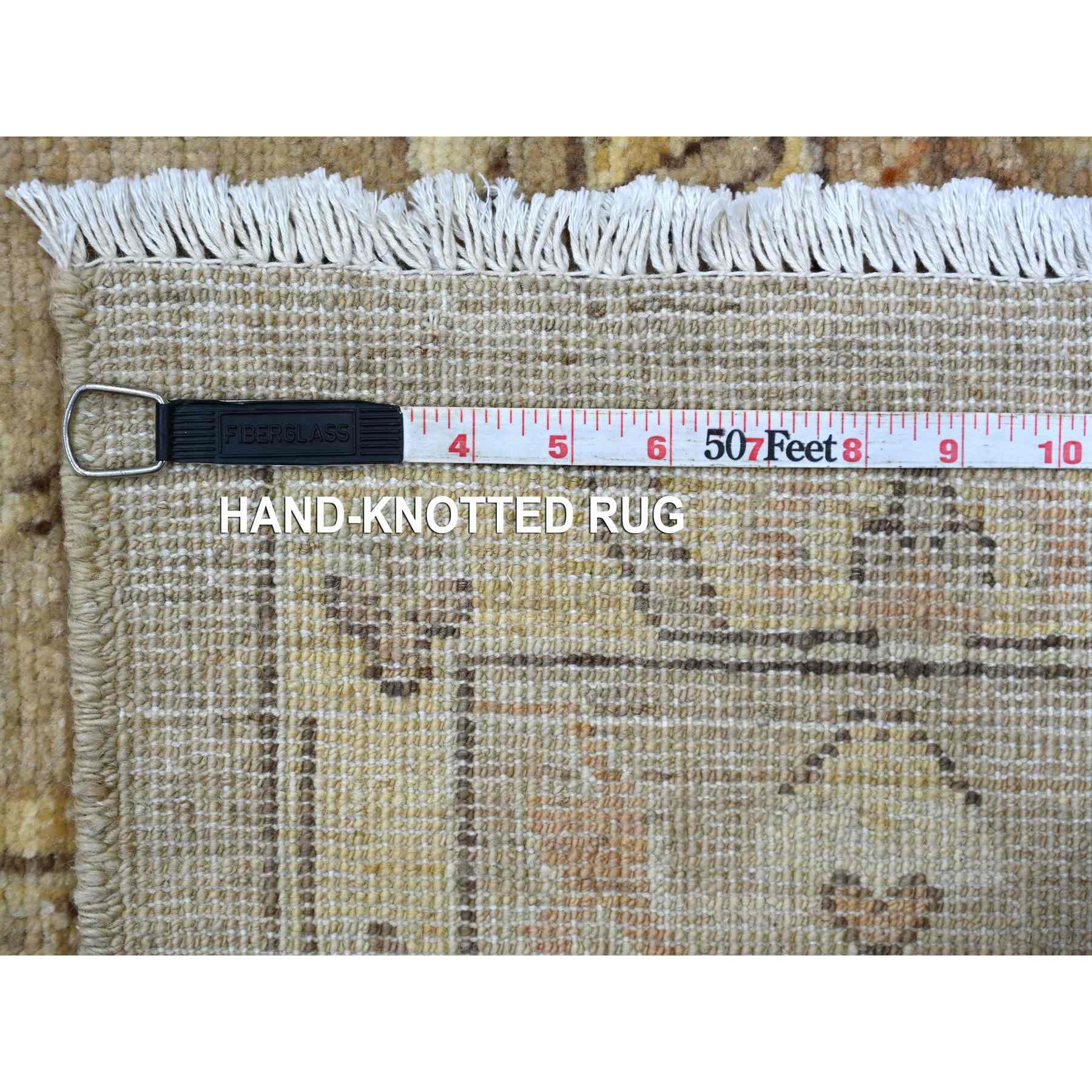 Oushak-And-Peshawar-Hand-Knotted-Rug-105525
