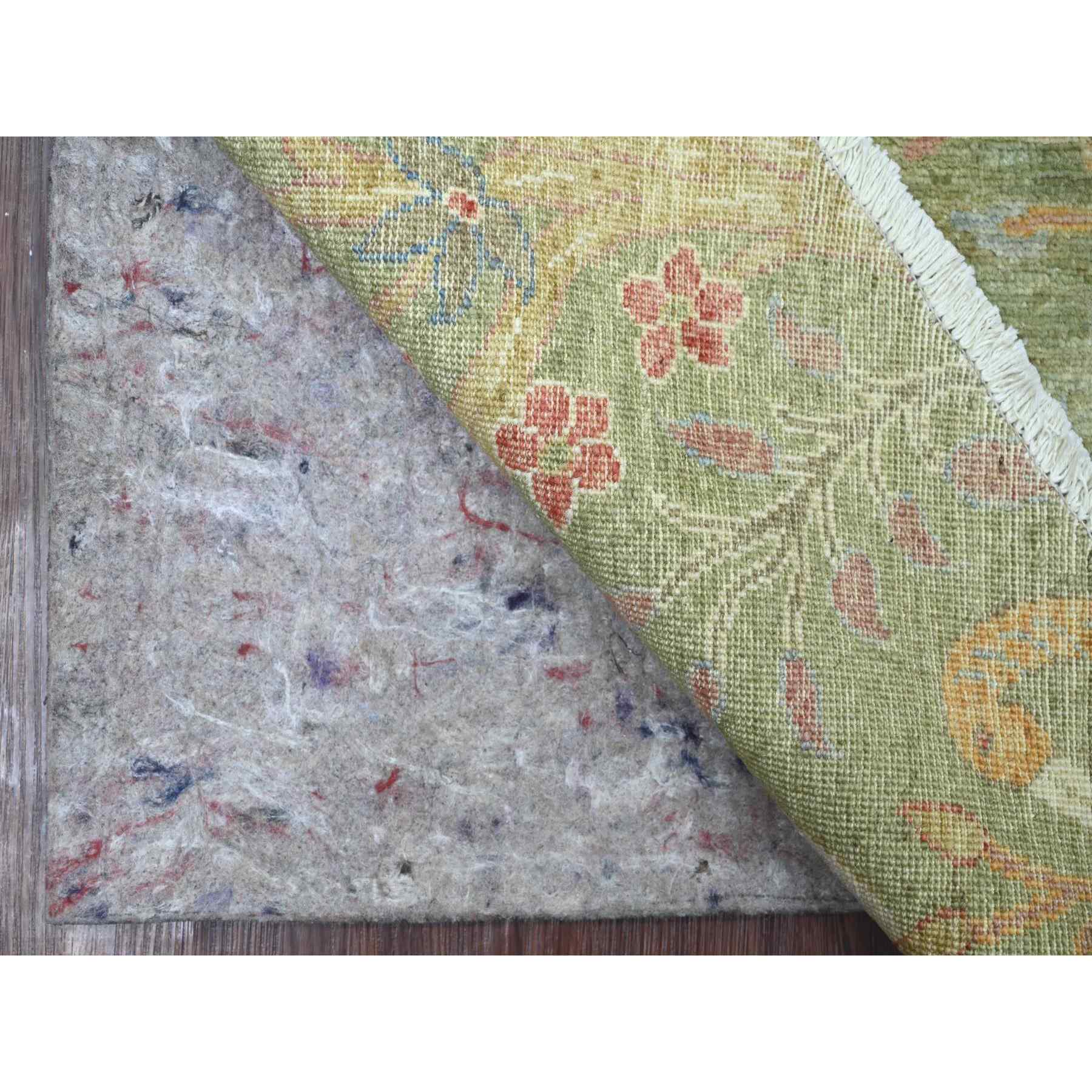 Oushak-And-Peshawar-Hand-Knotted-Rug-105545