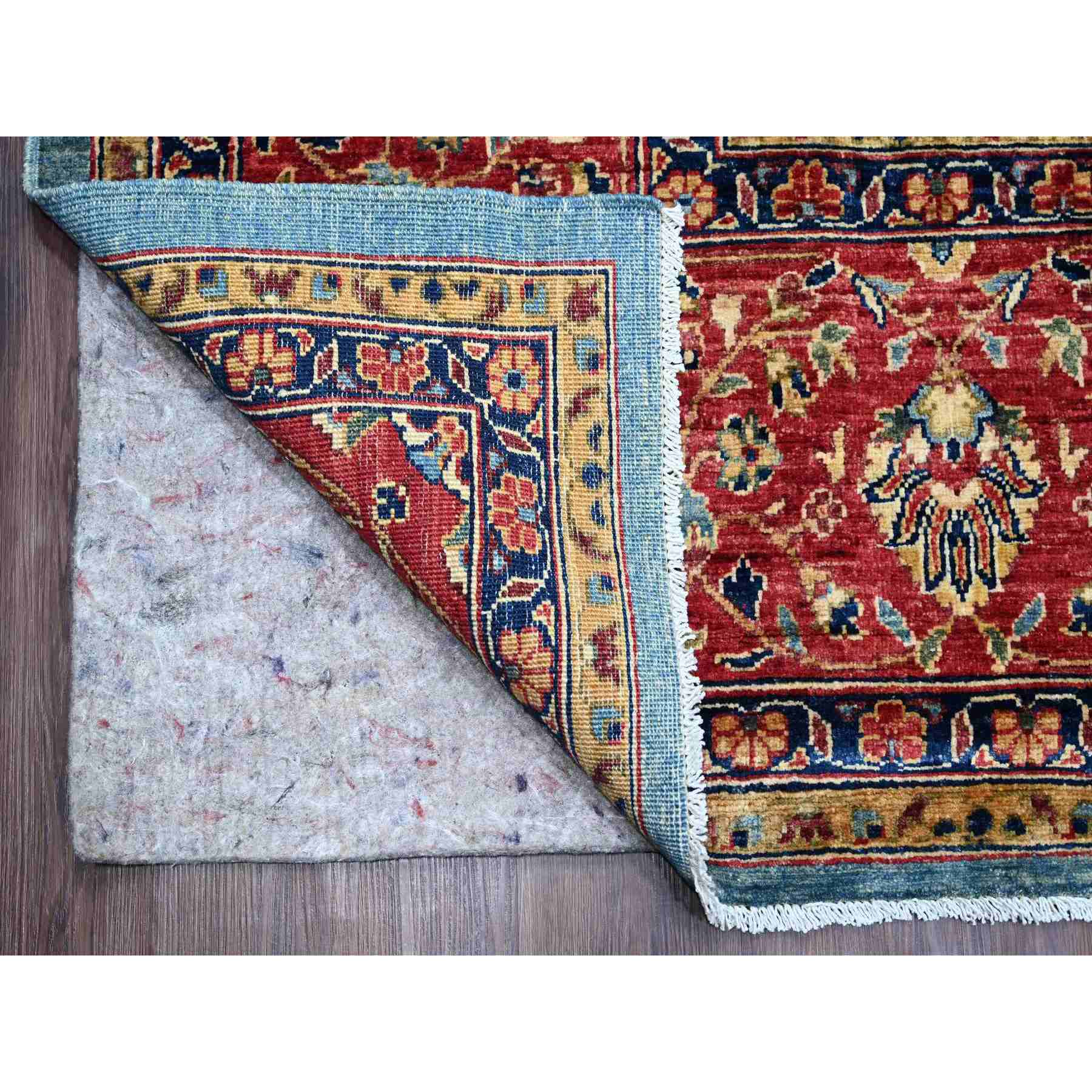 Oushak-And-Peshawar-Hand-Knotted-Rug-105615