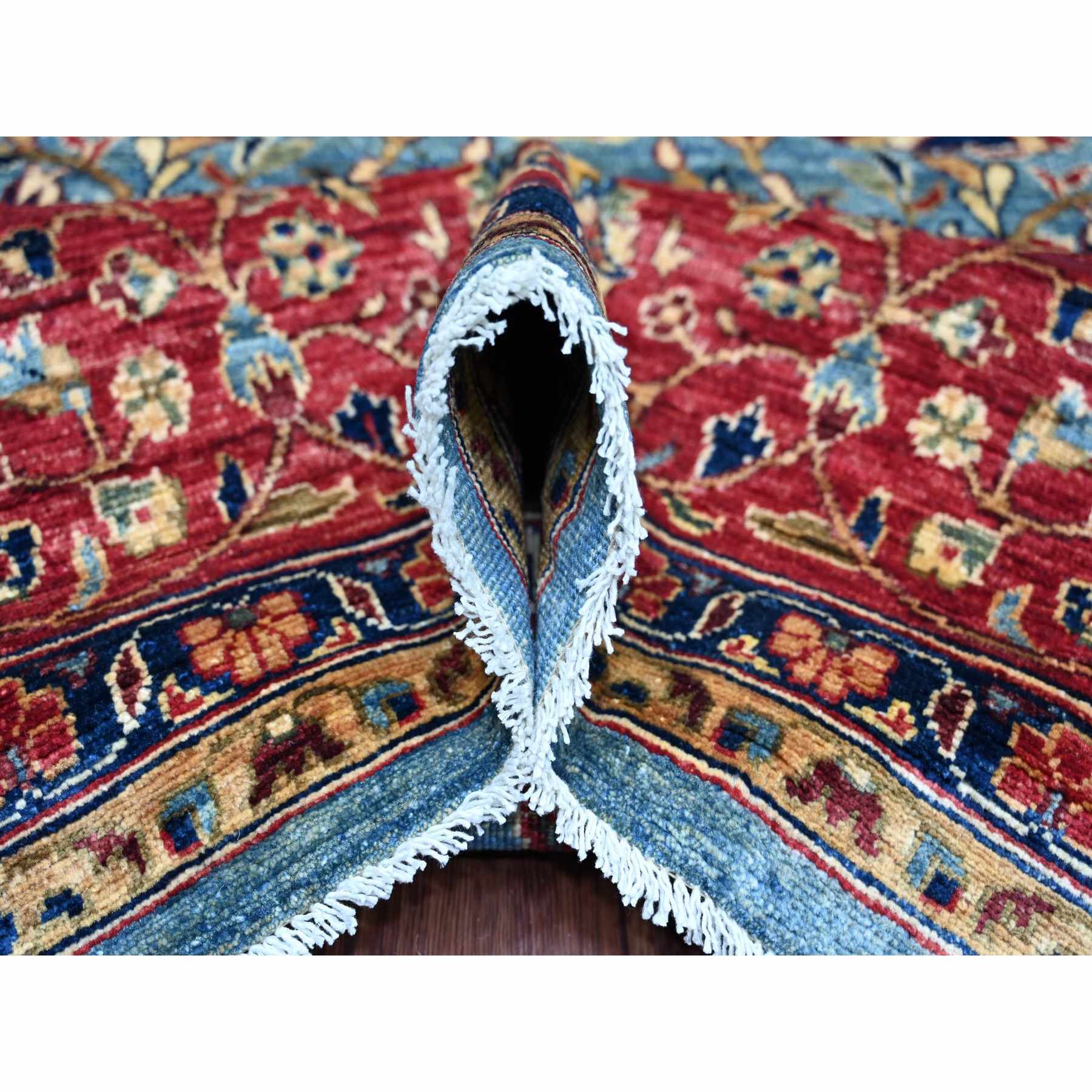 Oushak-And-Peshawar-Hand-Knotted-Rug-105615