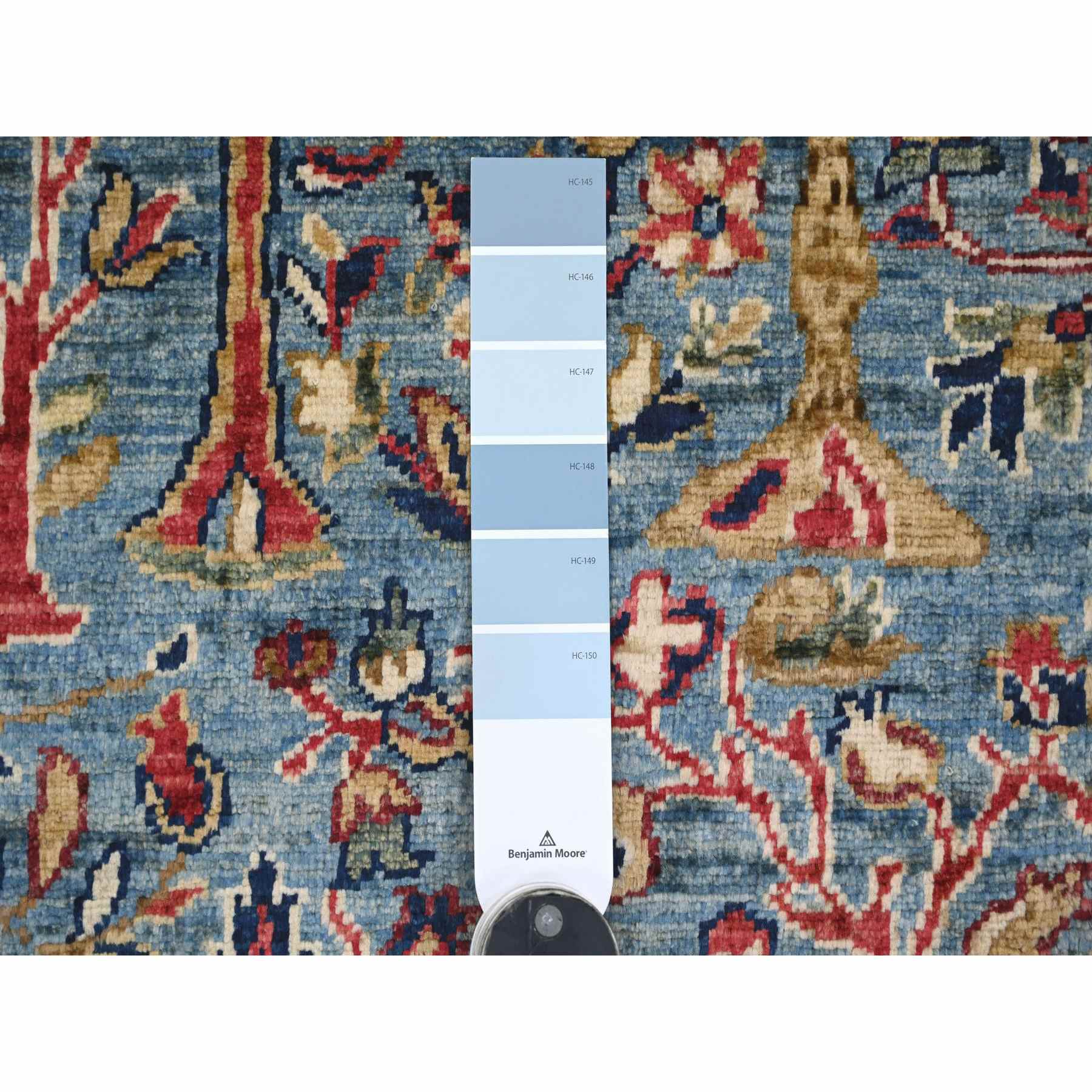 Oushak-And-Peshawar-Hand-Knotted-Rug-105615