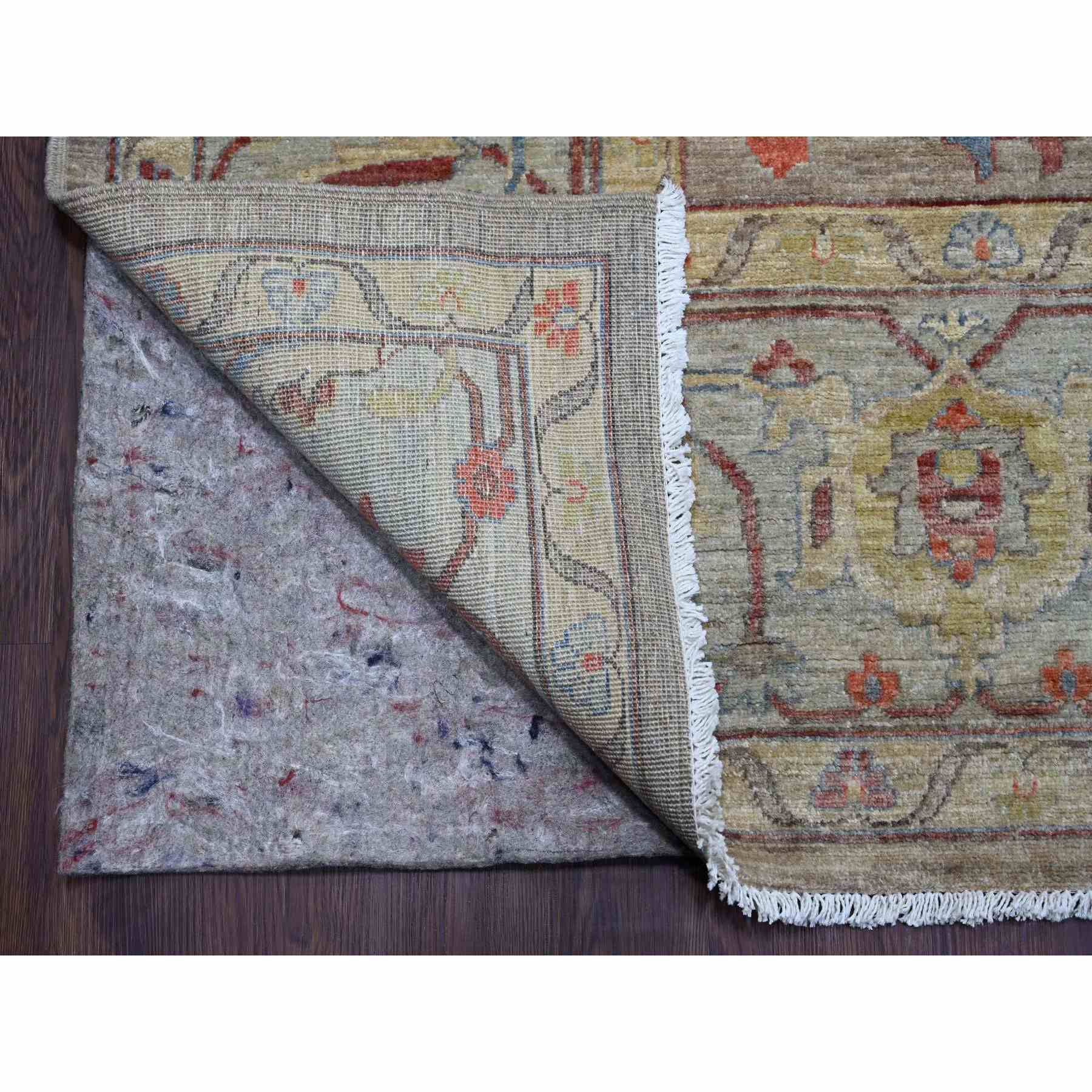 Oushak-And-Peshawar-Hand-Knotted-Rug-105635