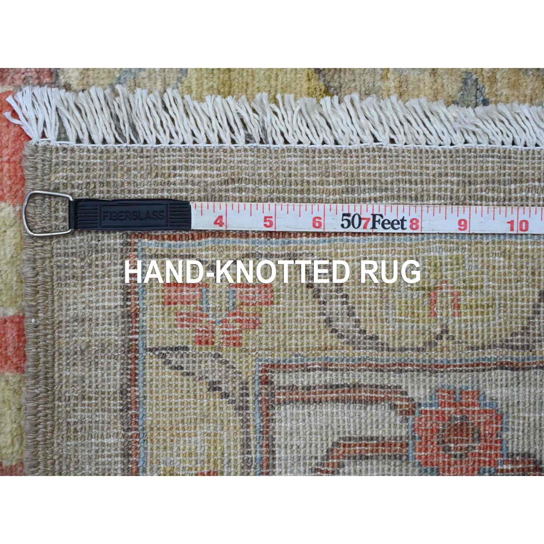 Oushak-And-Peshawar-Hand-Knotted-Rug-105635