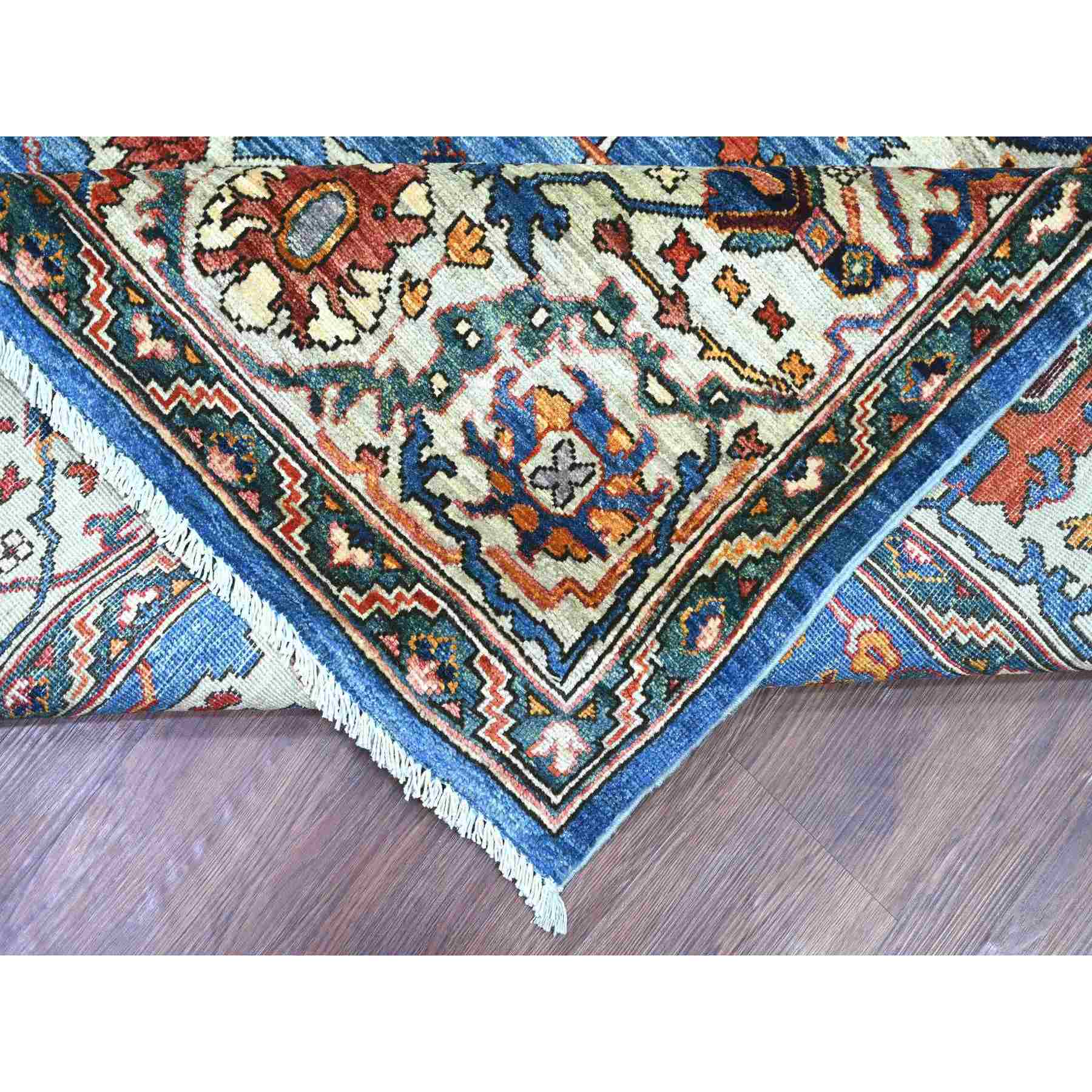 Oushak-And-Peshawar-Hand-Knotted-Rug-105680
