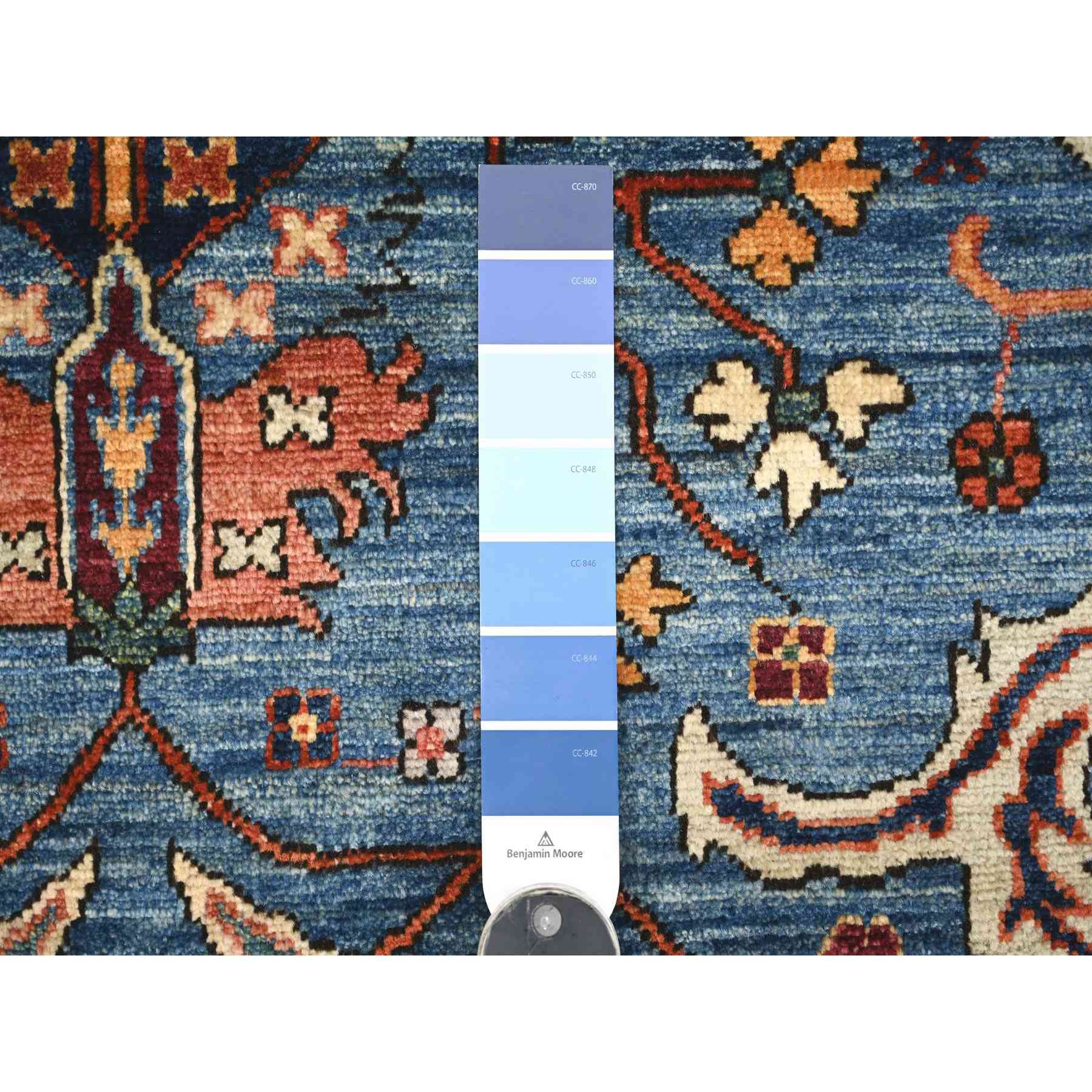 Oushak-And-Peshawar-Hand-Knotted-Rug-105680