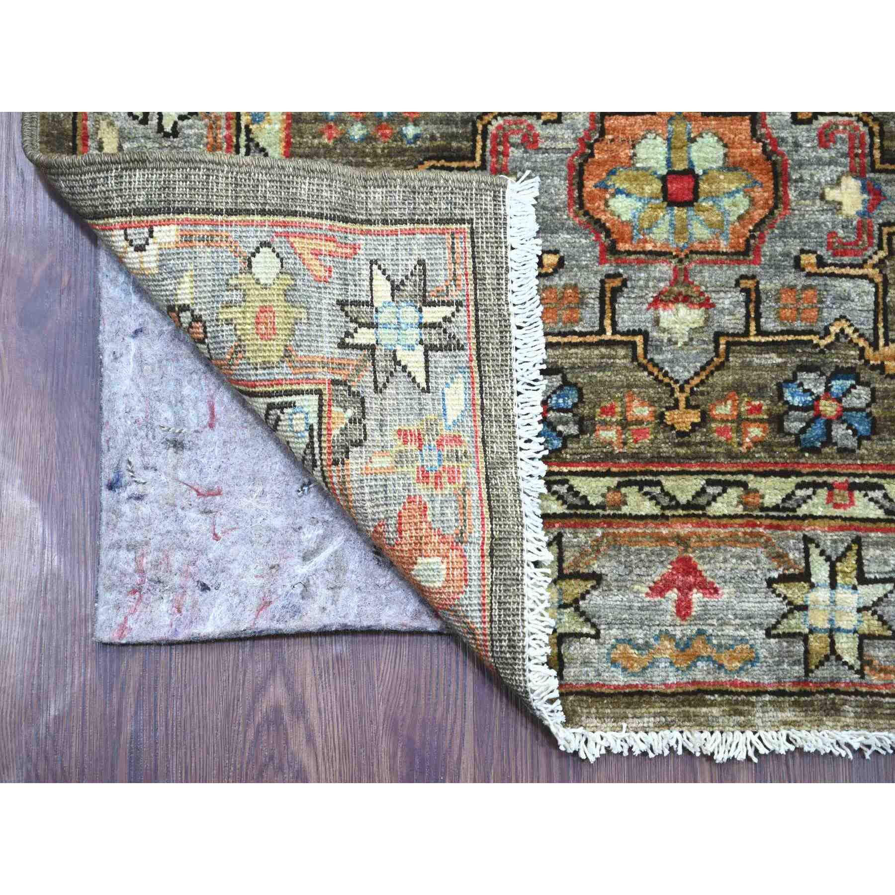 Oushak-And-Peshawar-Hand-Knotted-Rug-105785