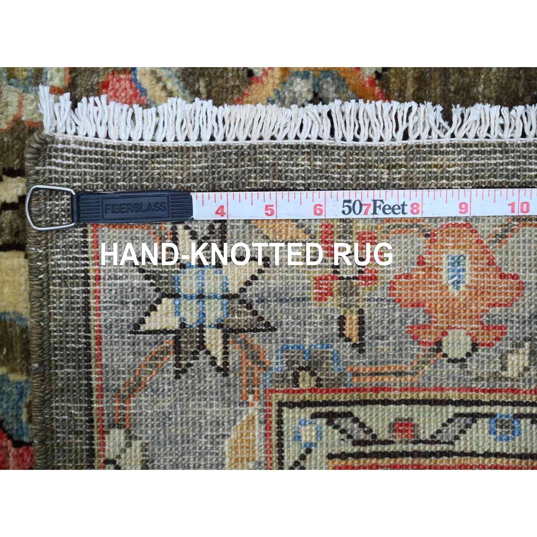 Oushak-And-Peshawar-Hand-Knotted-Rug-105785