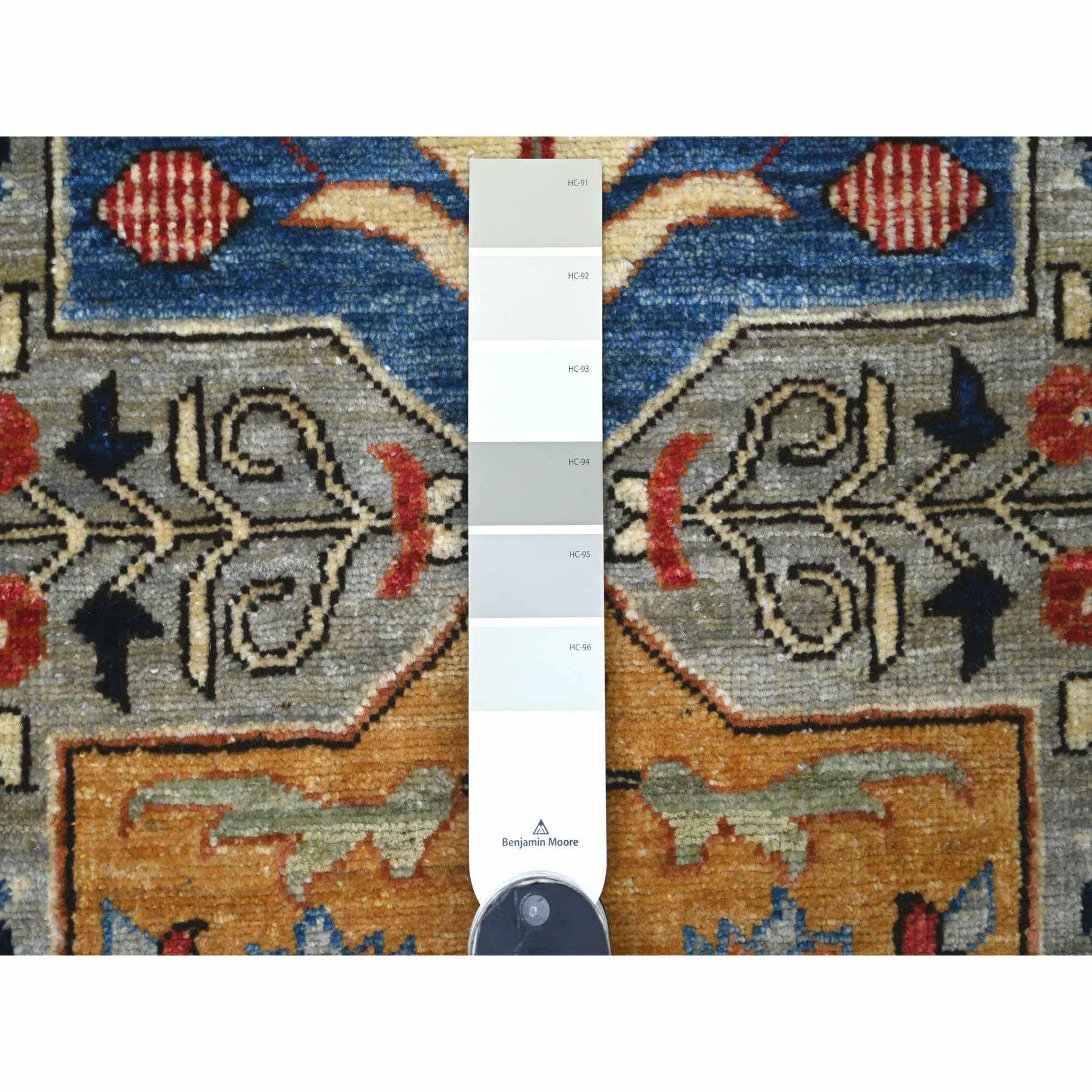 Oushak-And-Peshawar-Hand-Knotted-Rug-105805