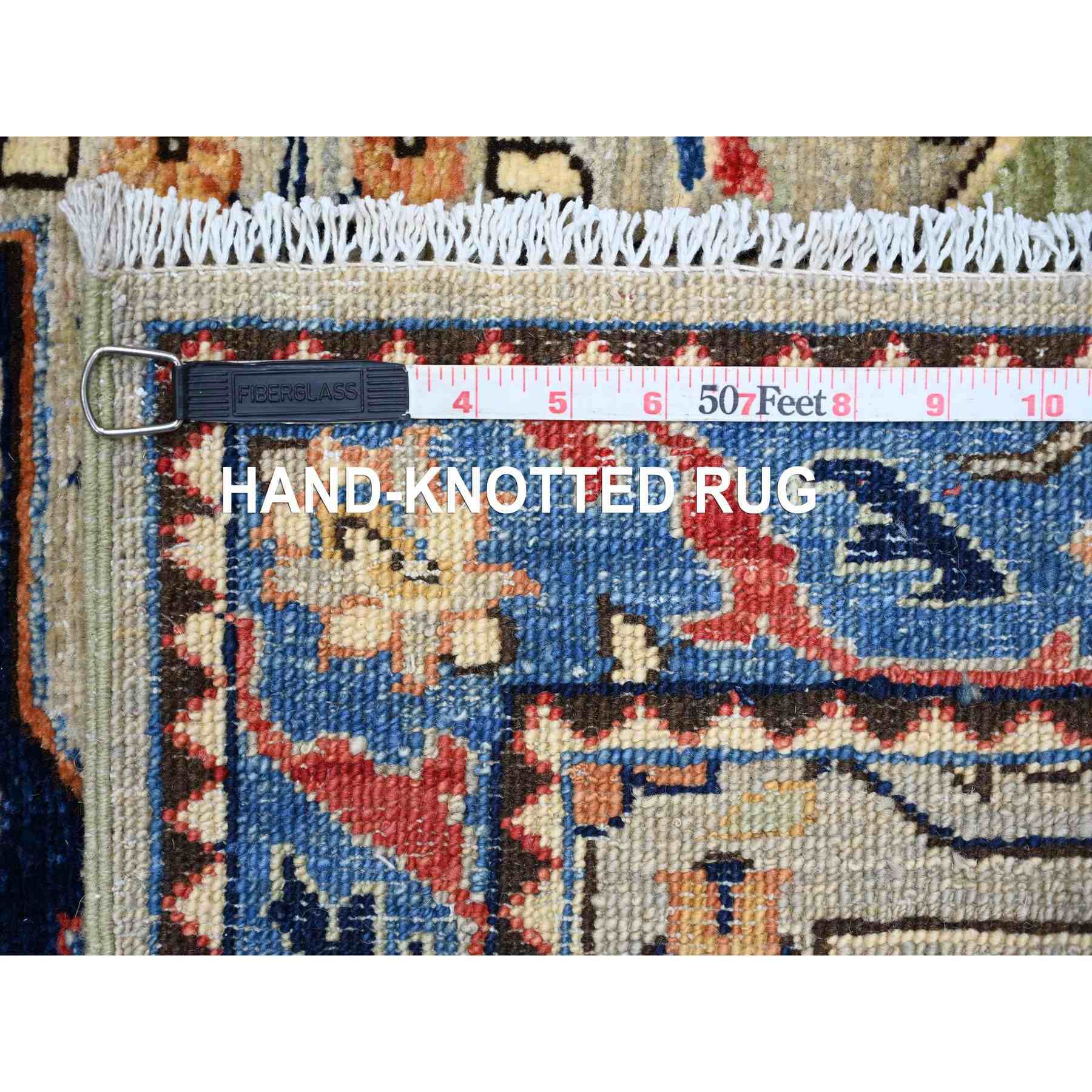 Oushak-And-Peshawar-Hand-Knotted-Rug-105805