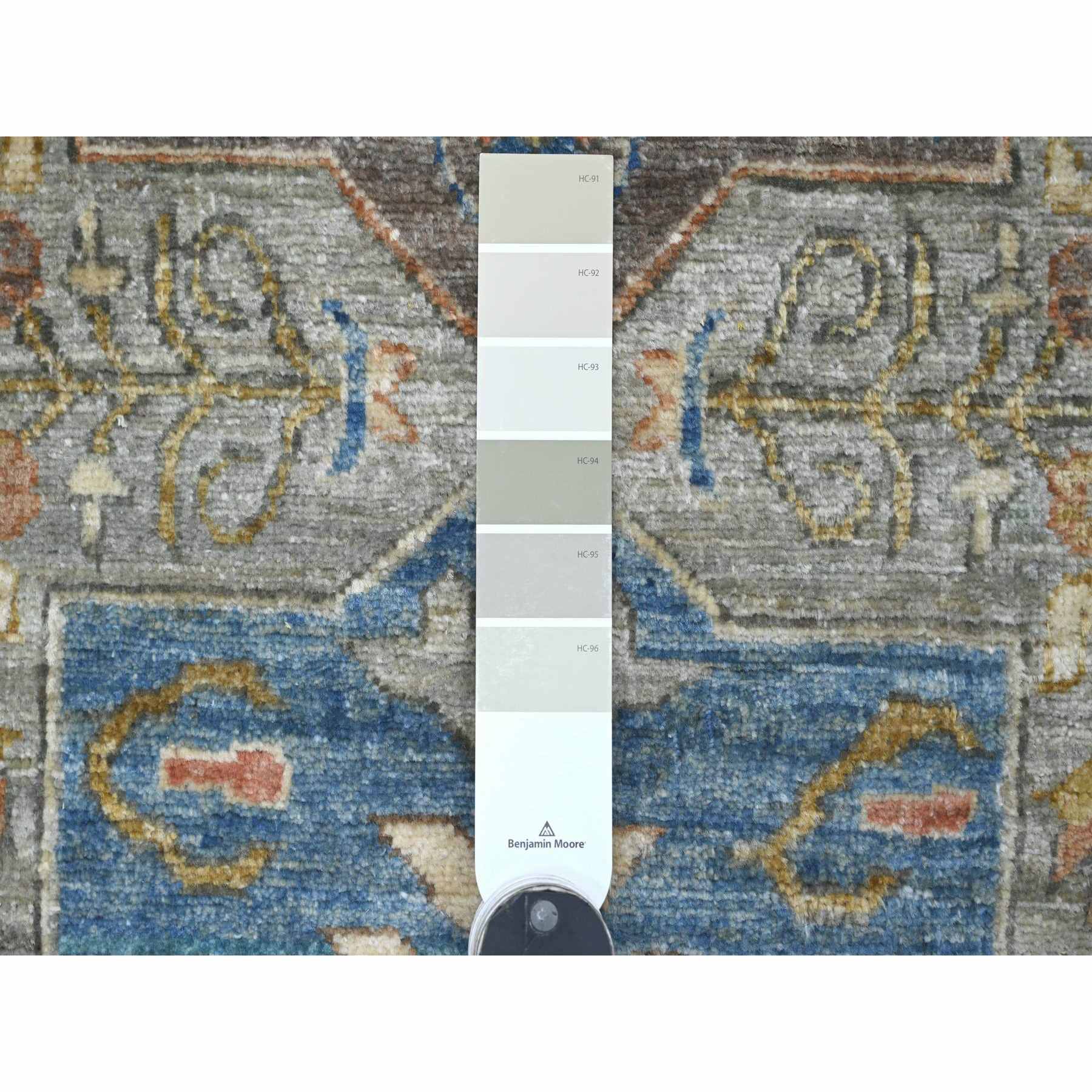 Oushak-And-Peshawar-Hand-Knotted-Rug-105820