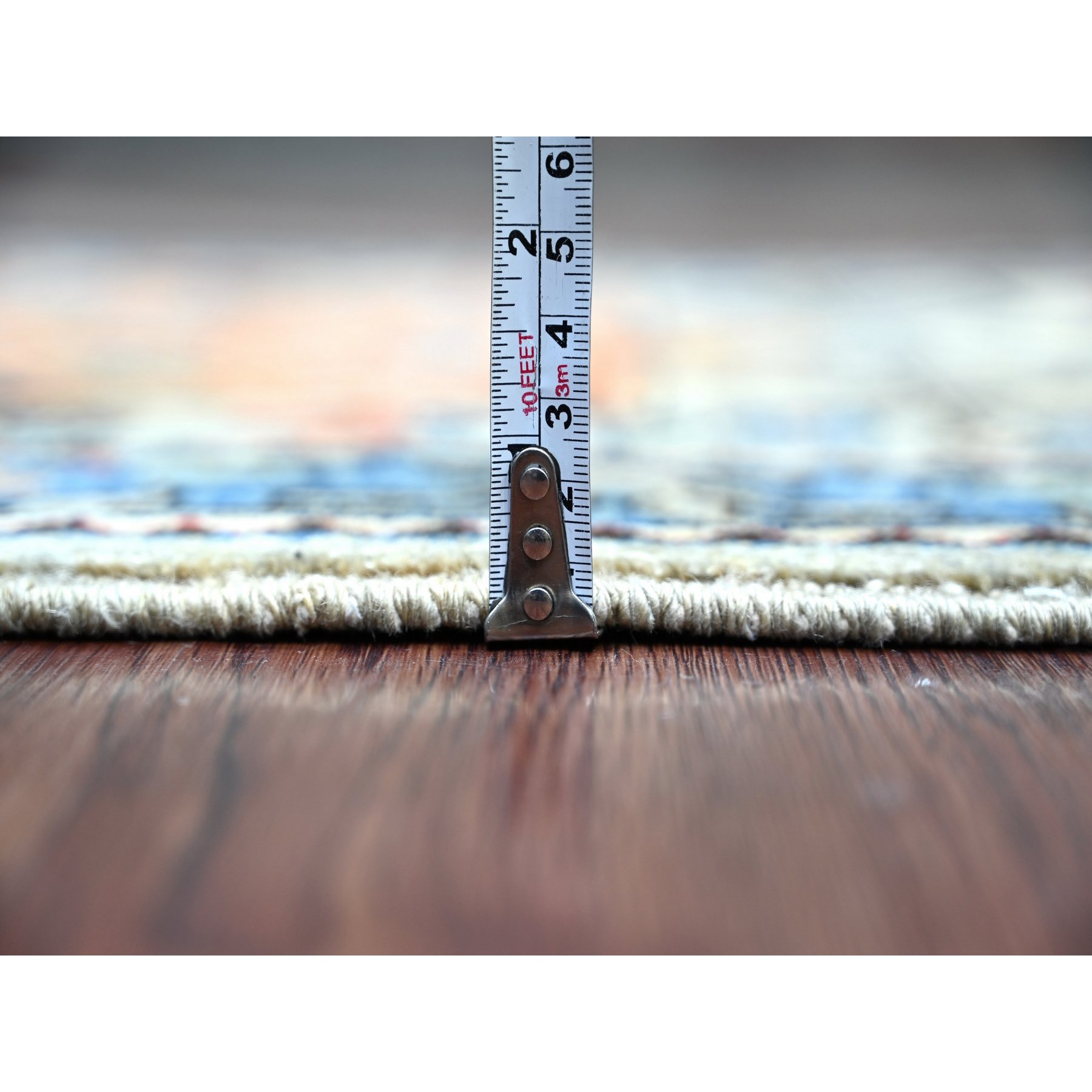 Oushak-And-Peshawar-Hand-Knotted-Rug-105955