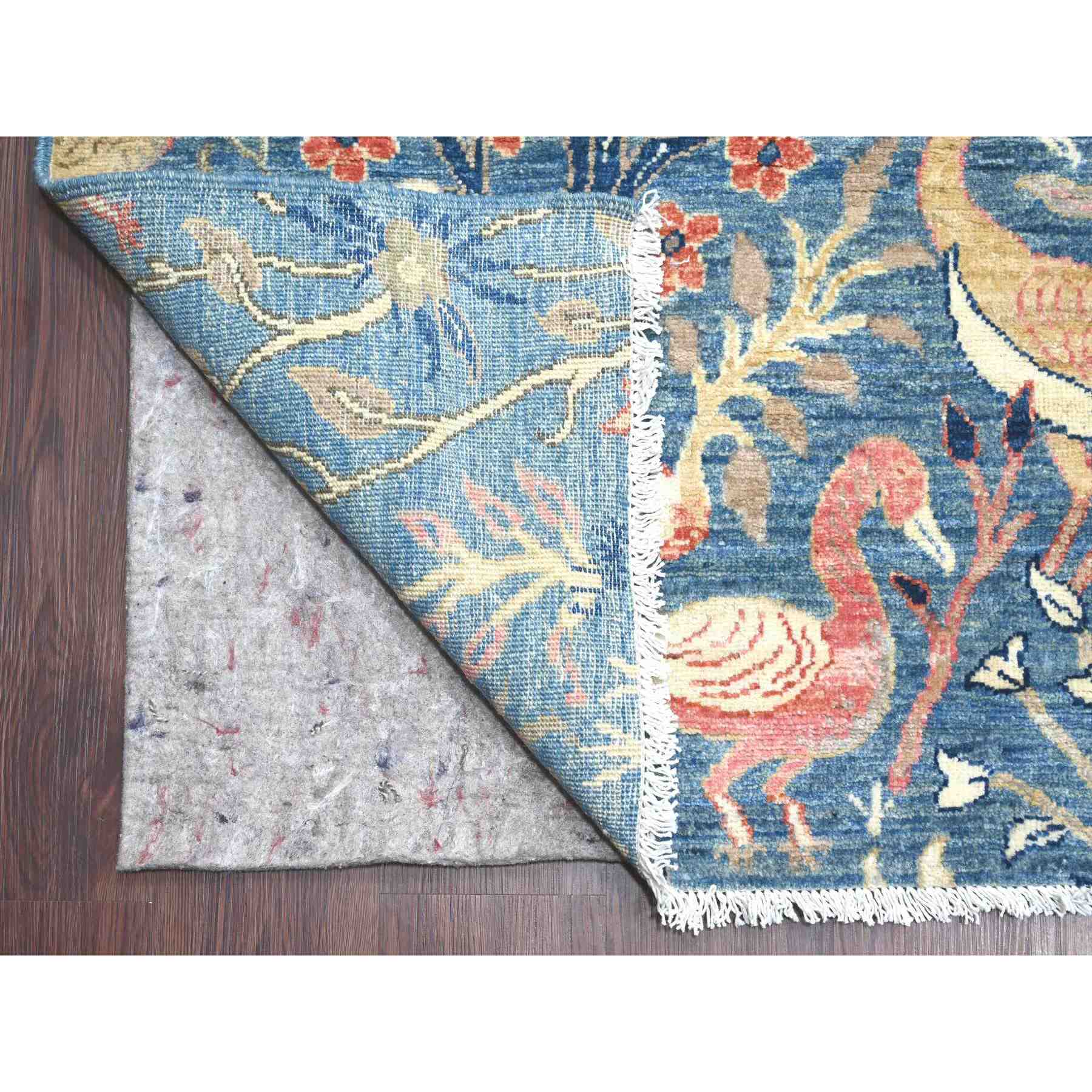 Oushak-And-Peshawar-Hand-Knotted-Rug-105960