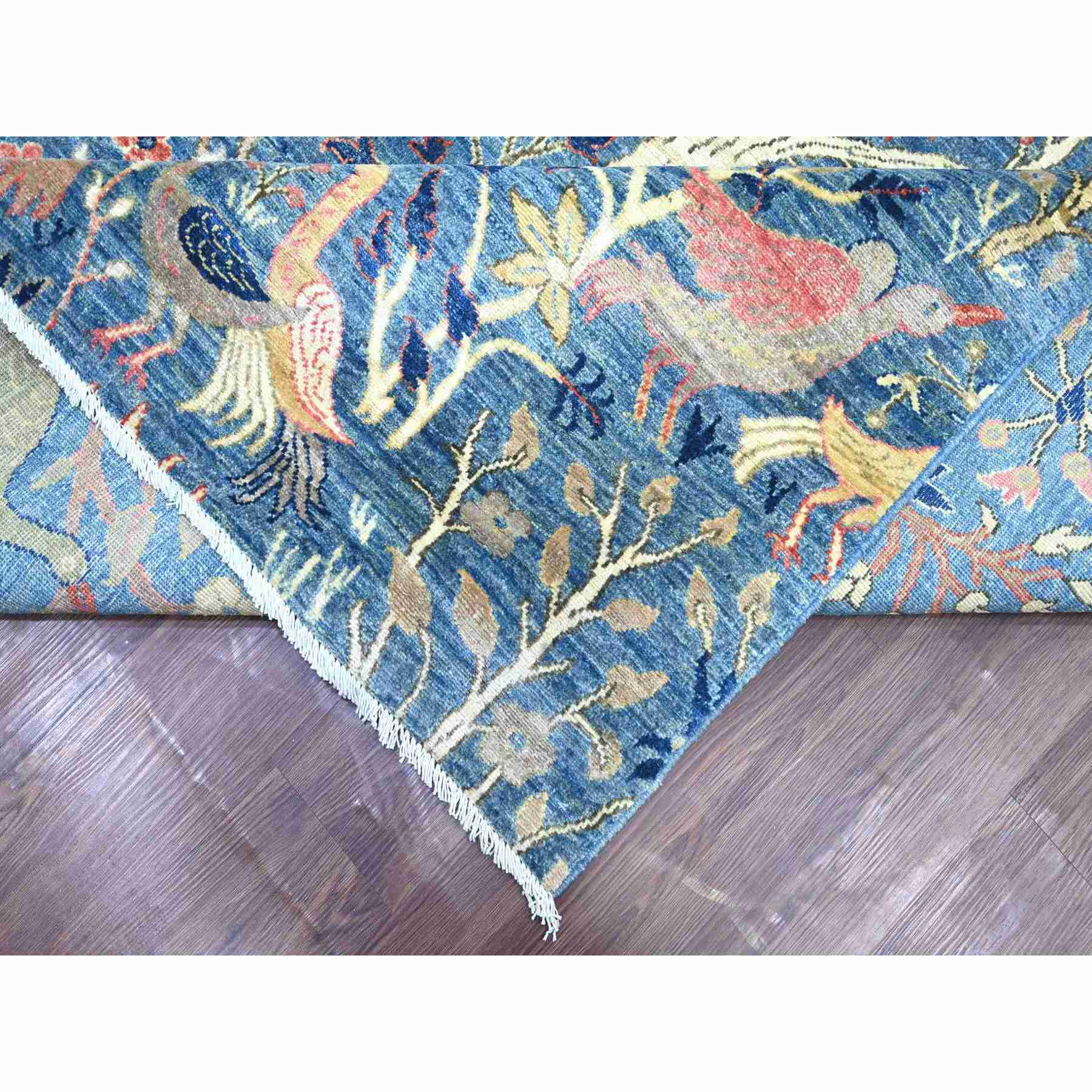 Oushak-And-Peshawar-Hand-Knotted-Rug-105960