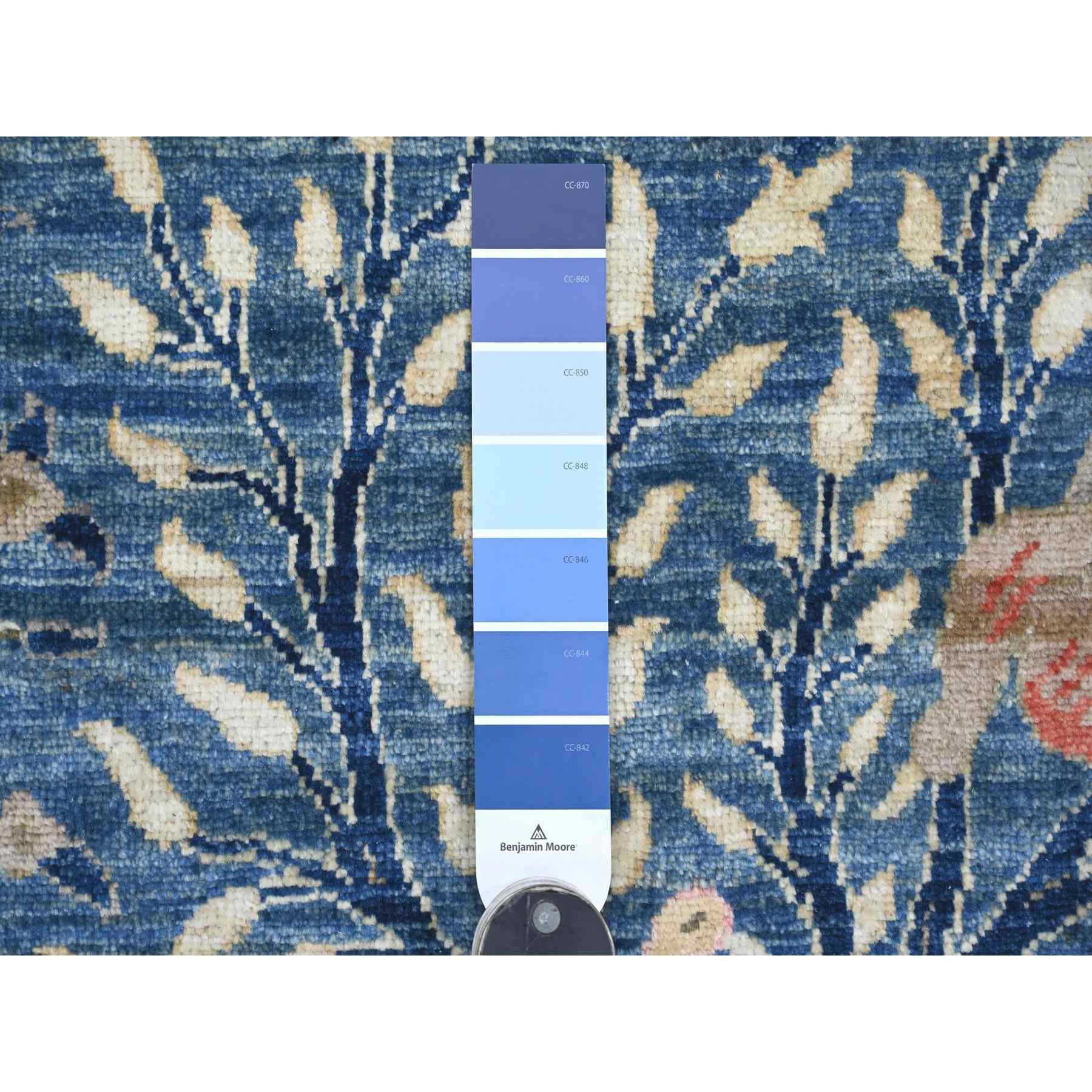 Oushak-And-Peshawar-Hand-Knotted-Rug-105960