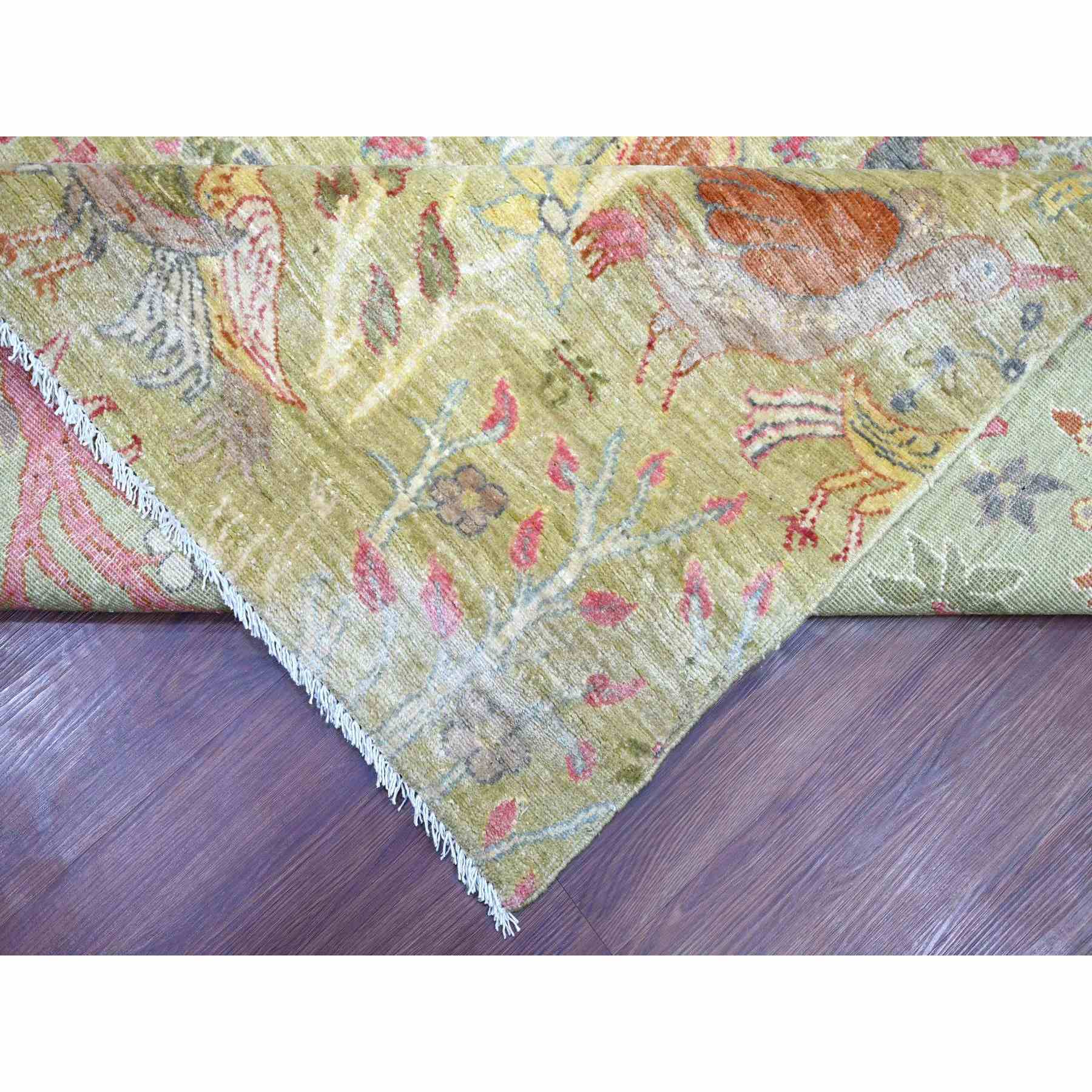 Oushak-And-Peshawar-Hand-Knotted-Rug-105965