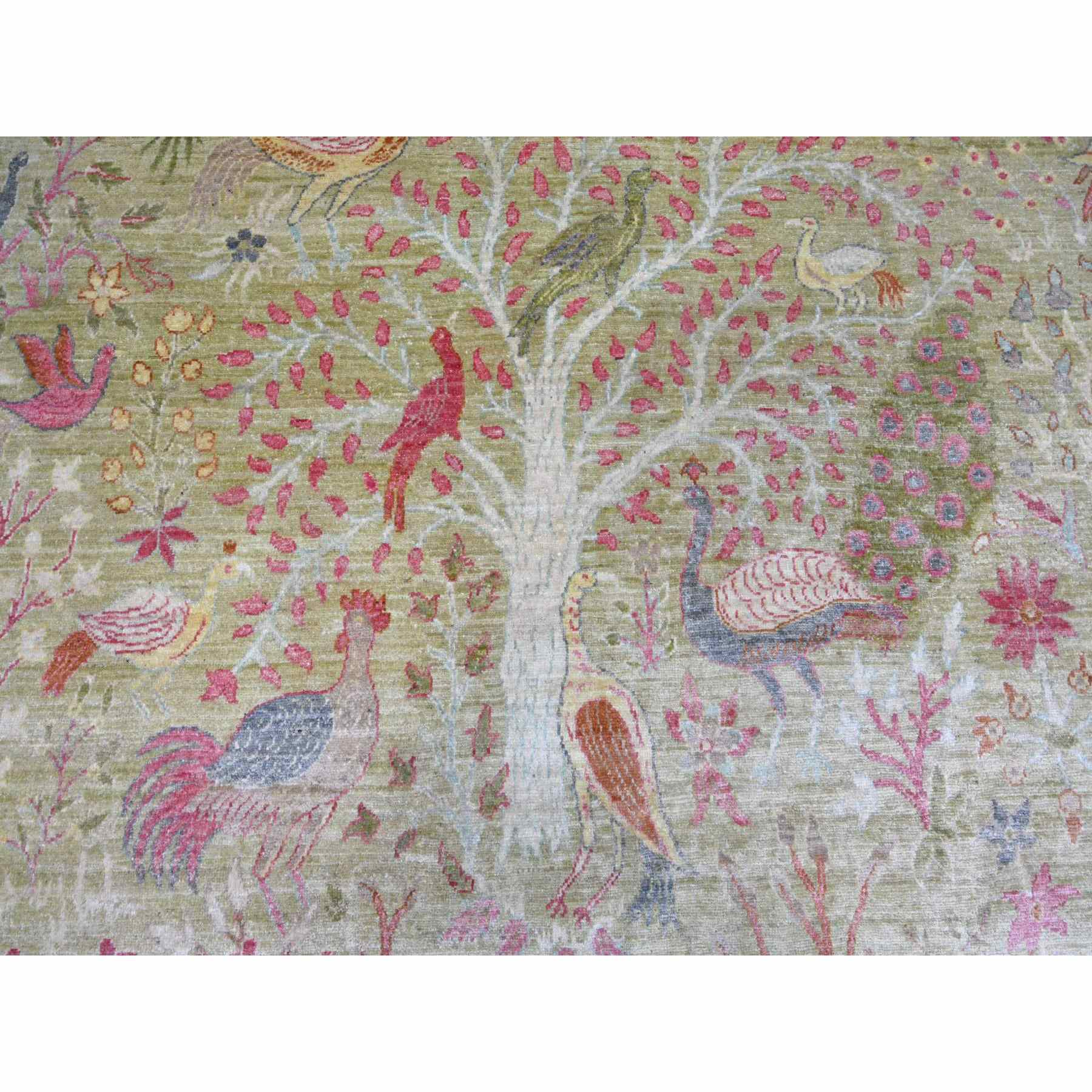 Oushak-And-Peshawar-Hand-Knotted-Rug-105965
