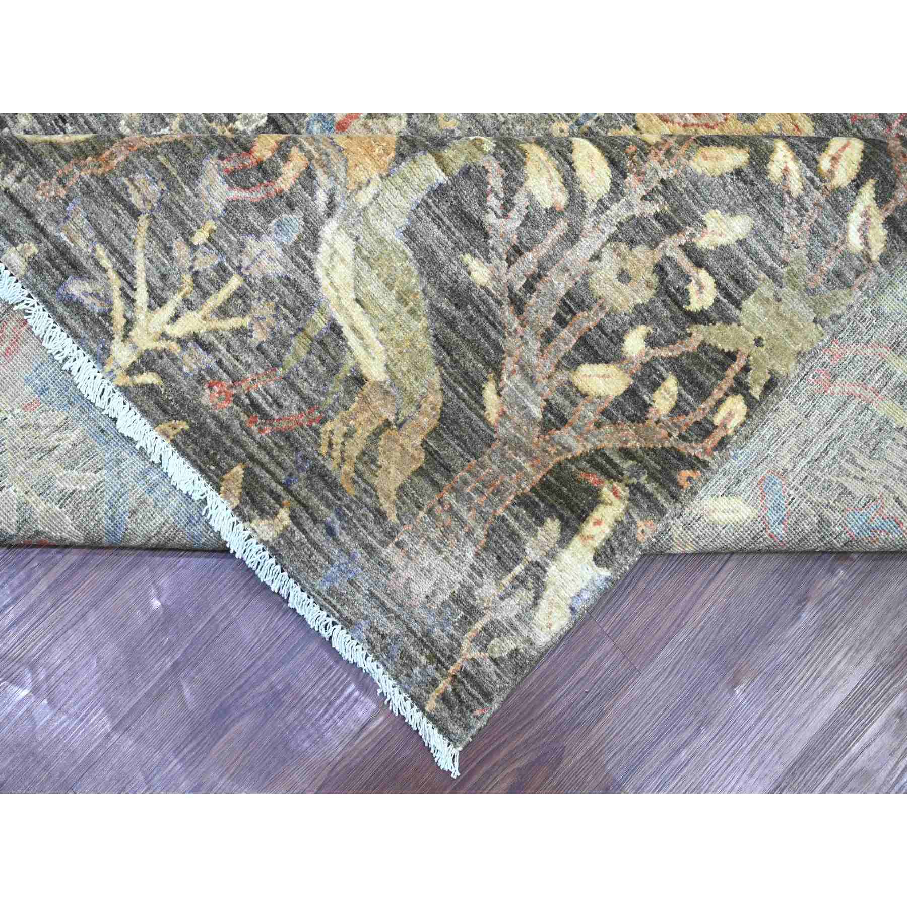Oushak-And-Peshawar-Hand-Knotted-Rug-105970