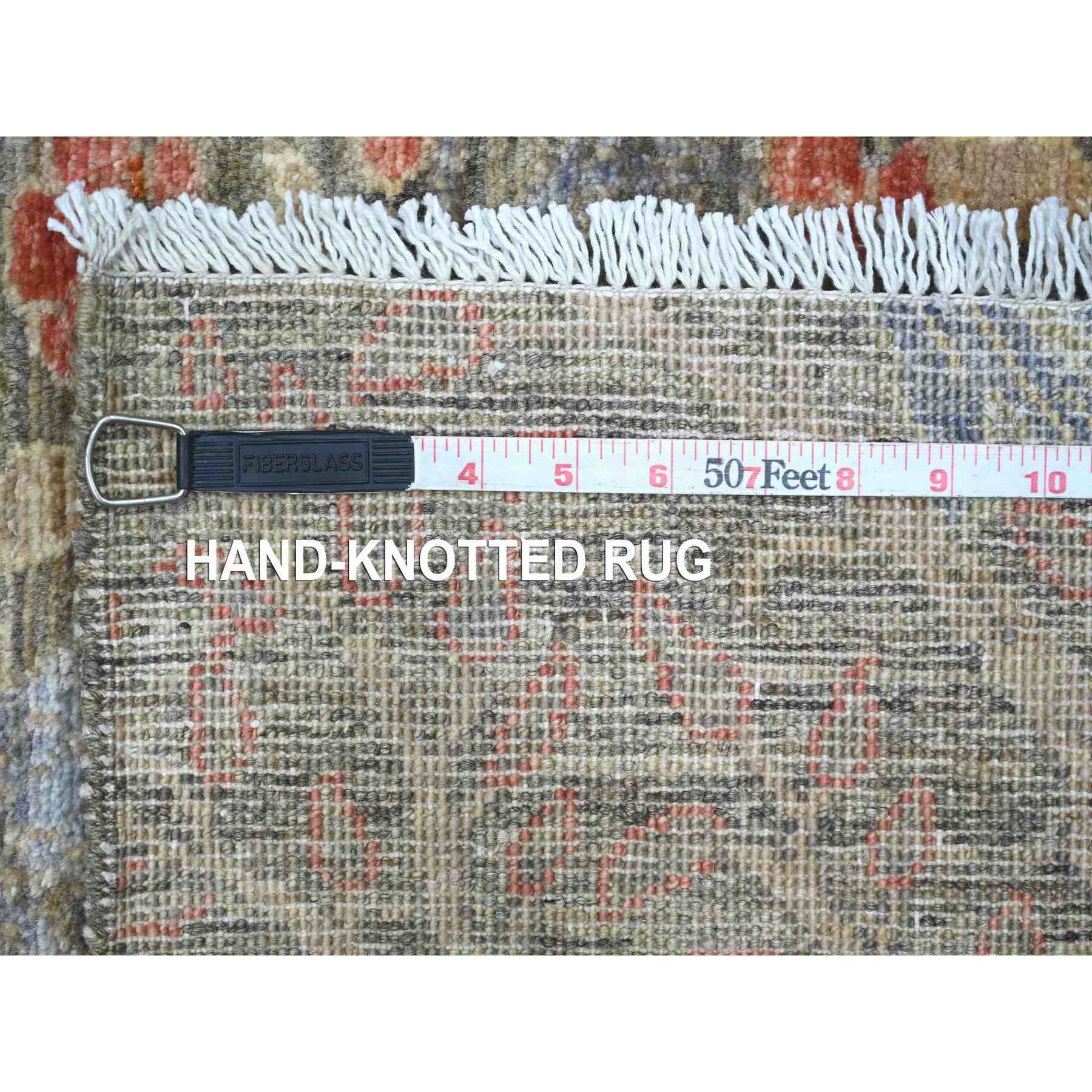 Oushak-And-Peshawar-Hand-Knotted-Rug-105970