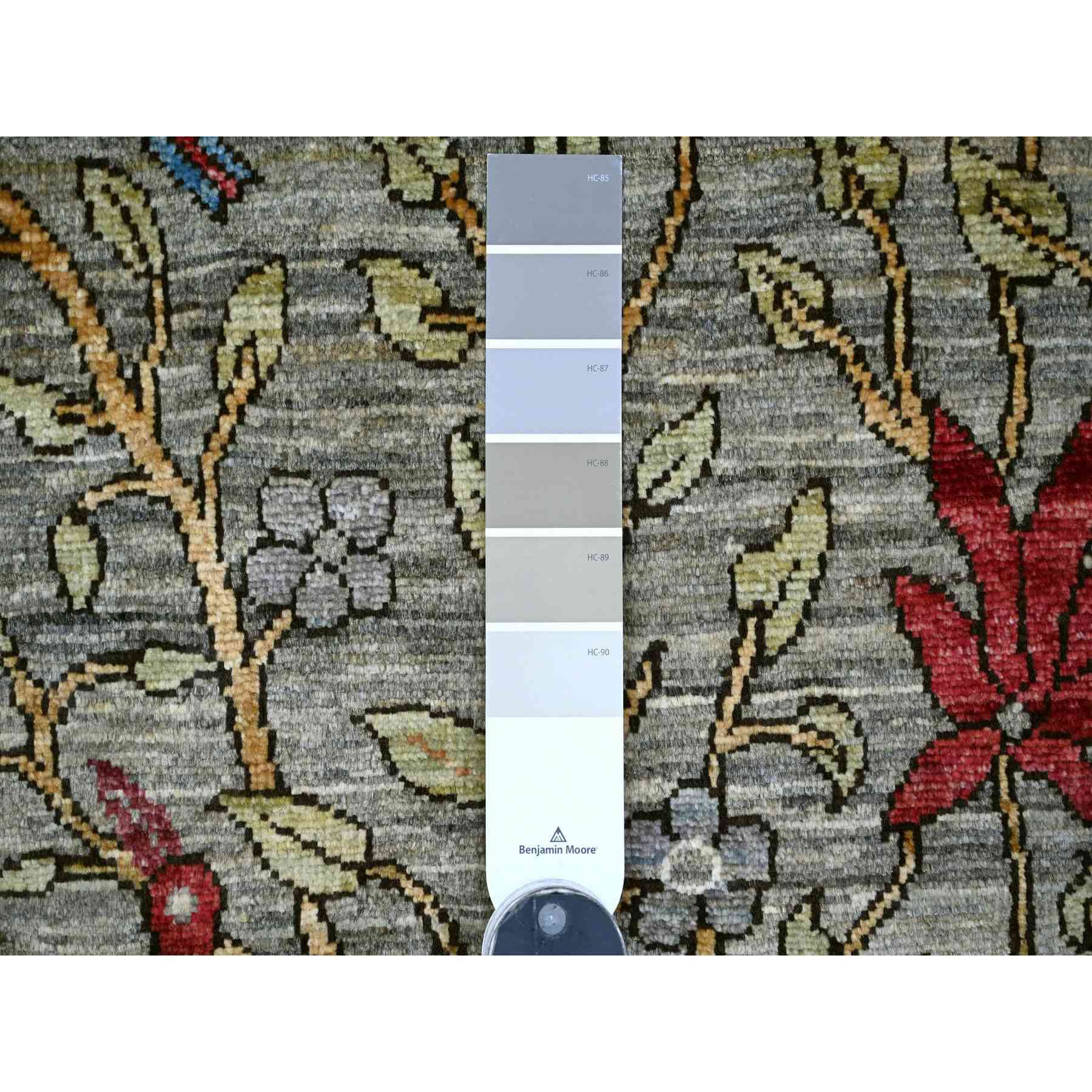 Oushak-And-Peshawar-Hand-Knotted-Rug-105980
