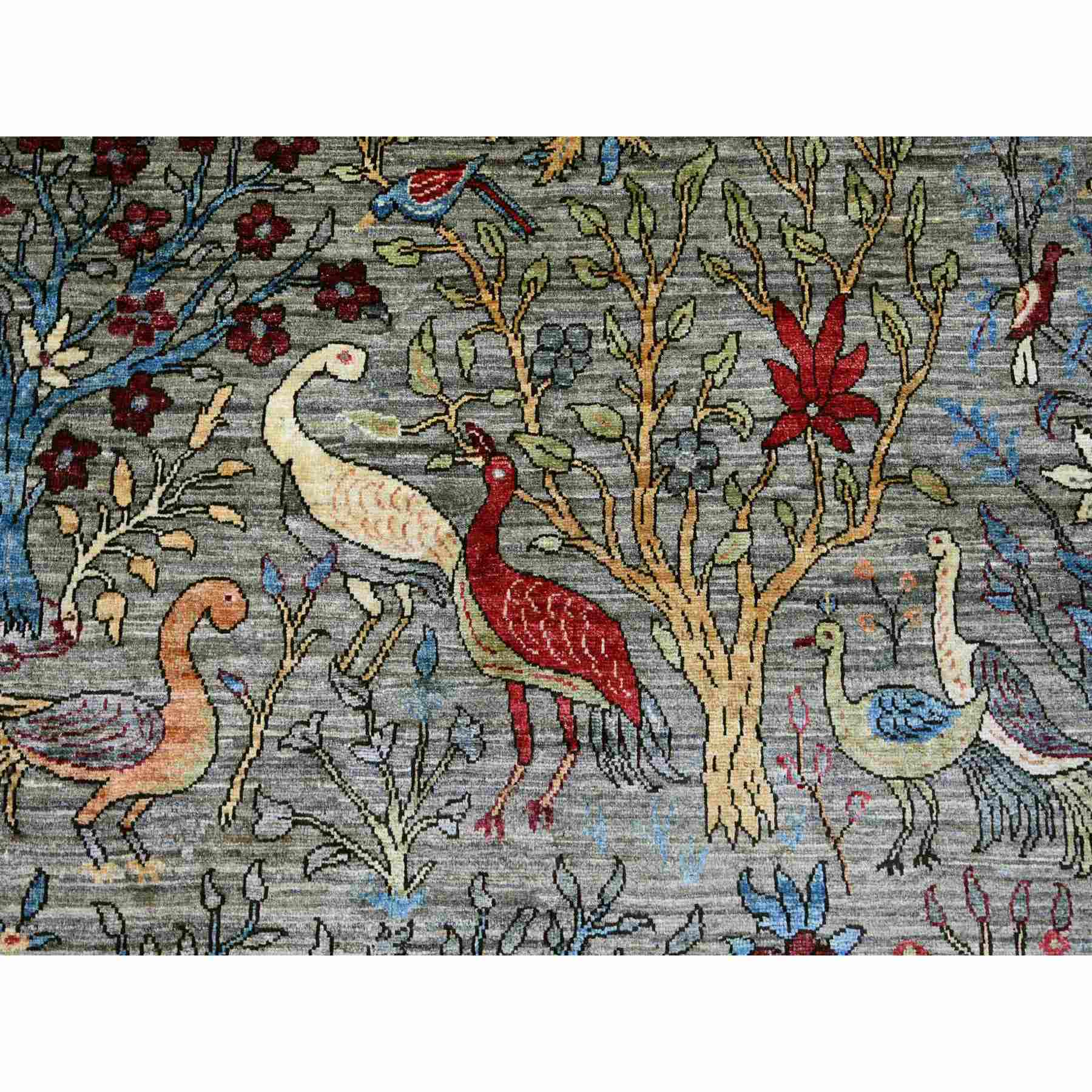 Oushak-And-Peshawar-Hand-Knotted-Rug-105980