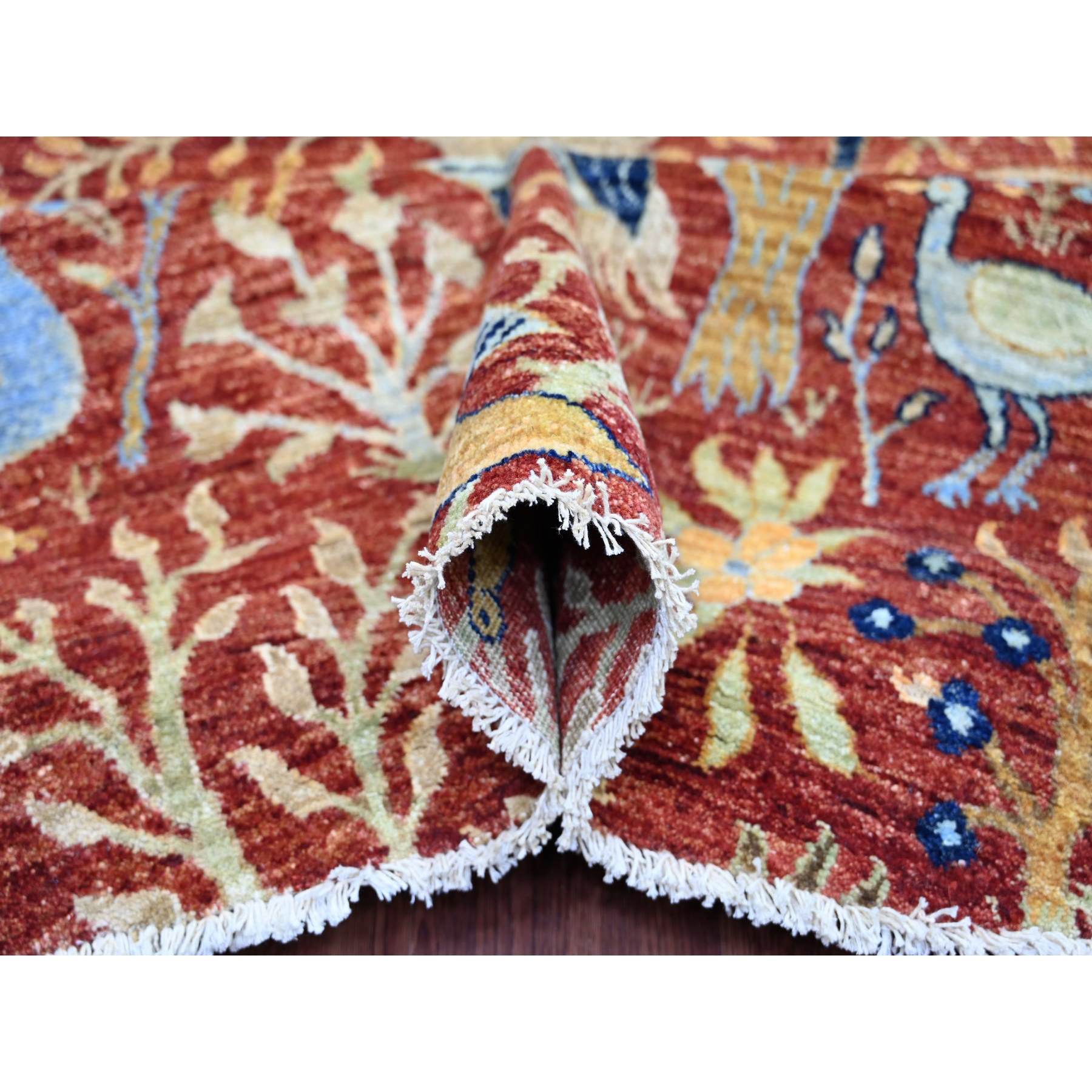 Oushak-And-Peshawar-Hand-Knotted-Rug-105995