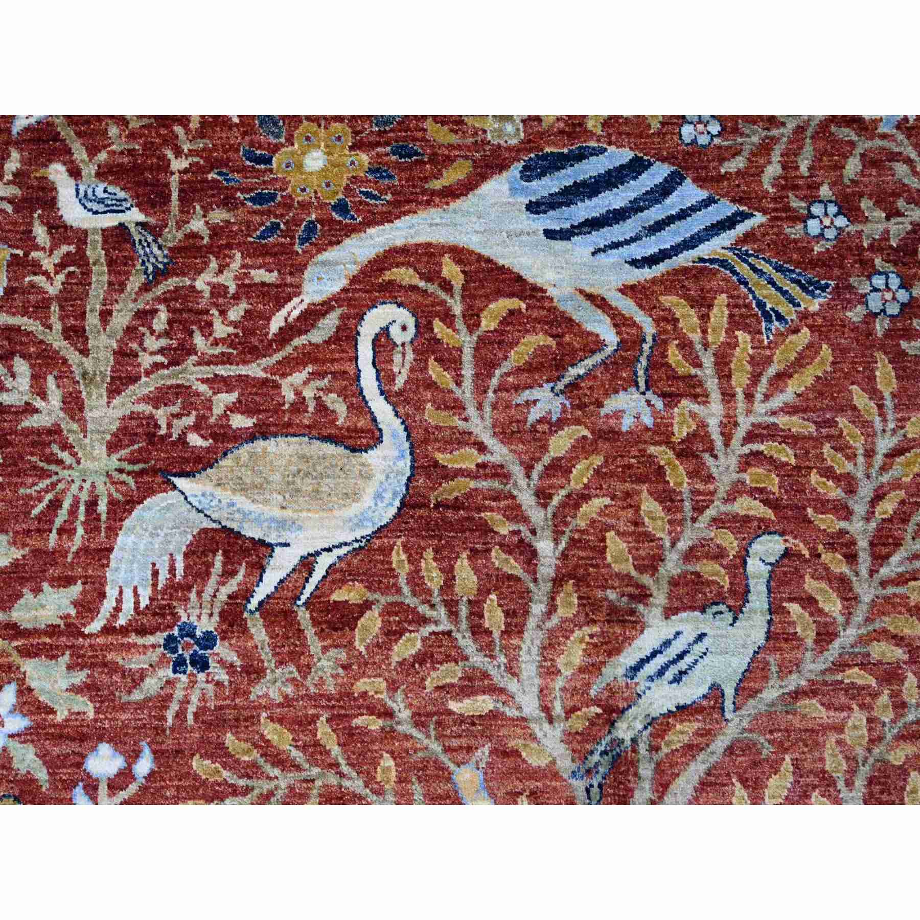 Oushak-And-Peshawar-Hand-Knotted-Rug-105995