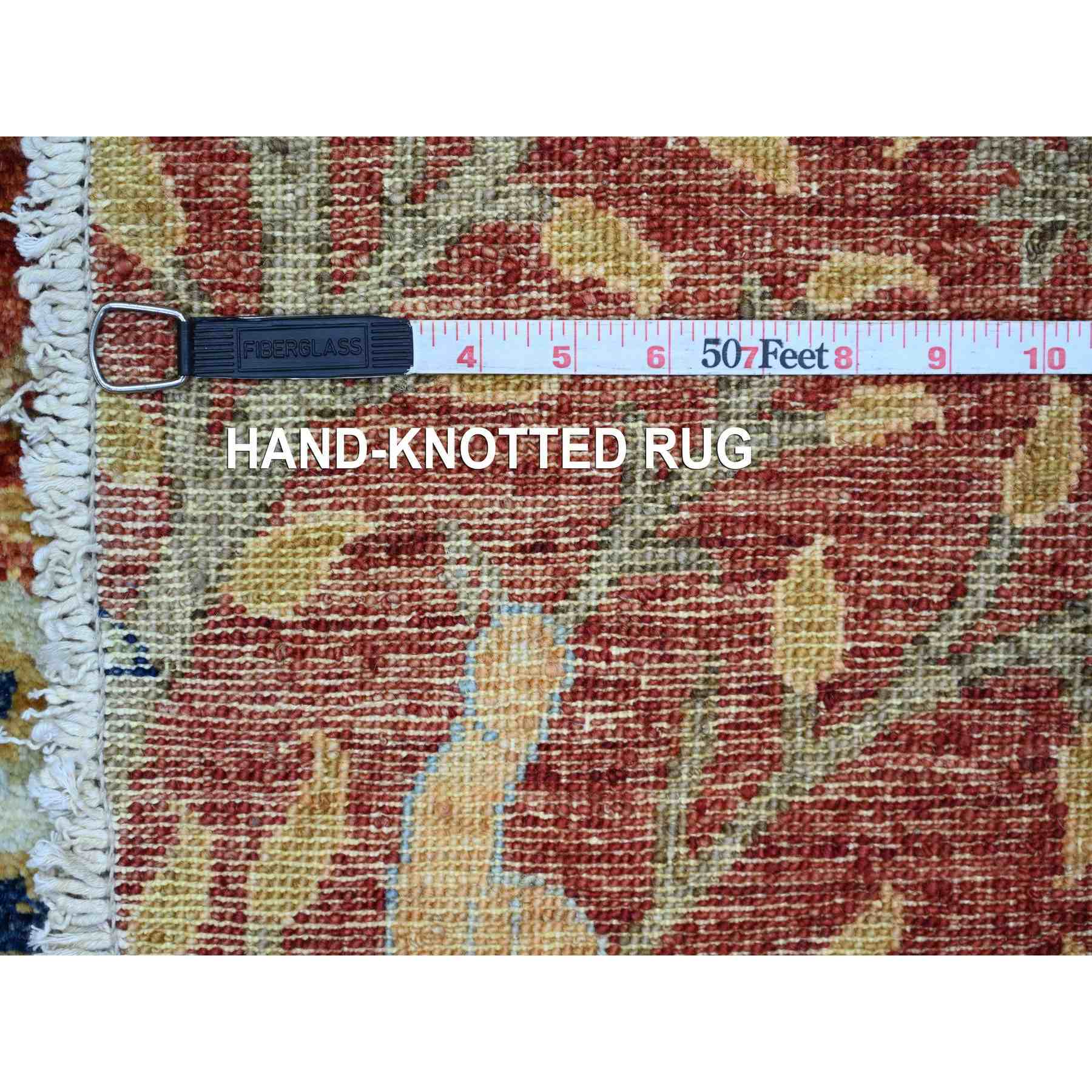 Oushak-And-Peshawar-Hand-Knotted-Rug-105995