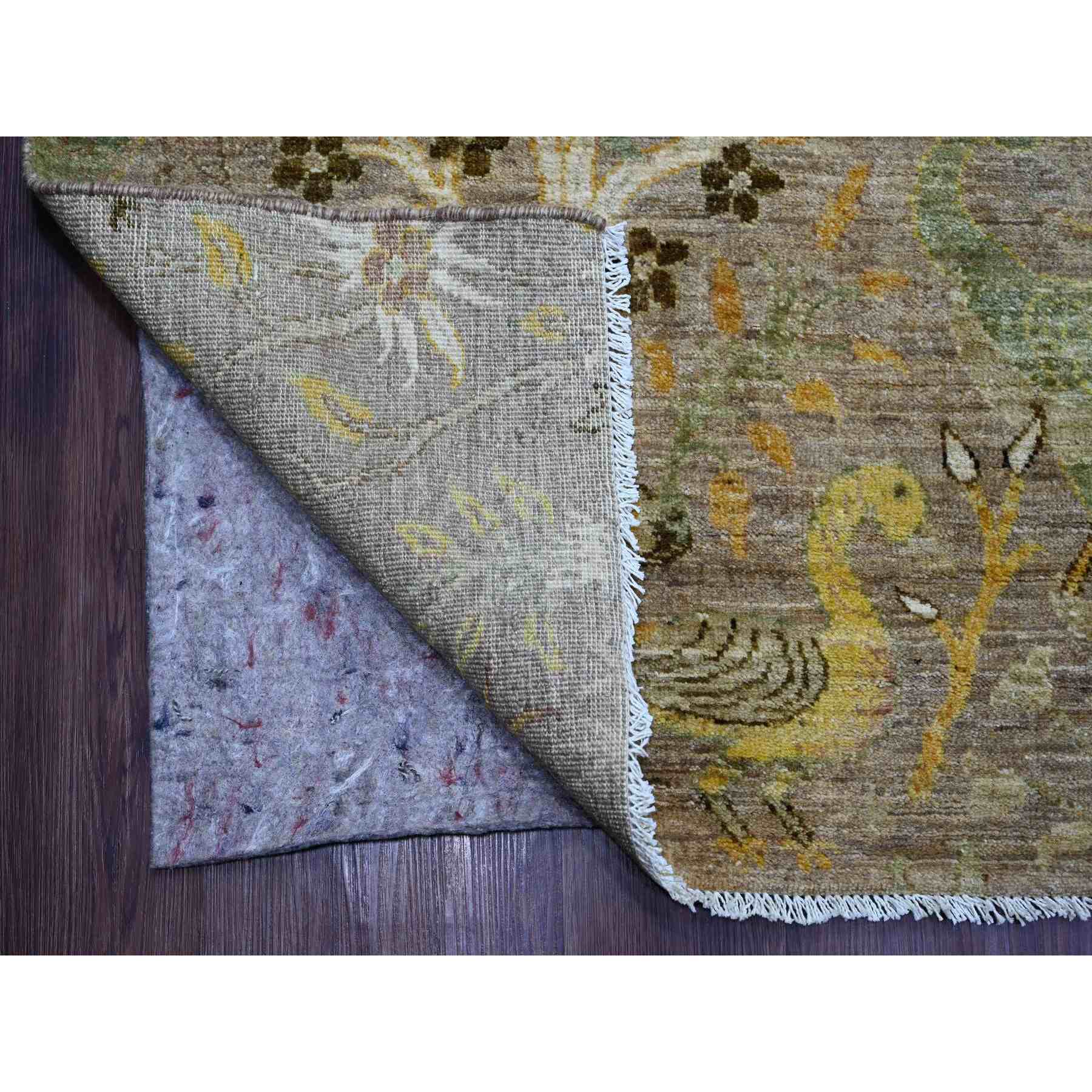 Oushak-And-Peshawar-Hand-Knotted-Rug-106000