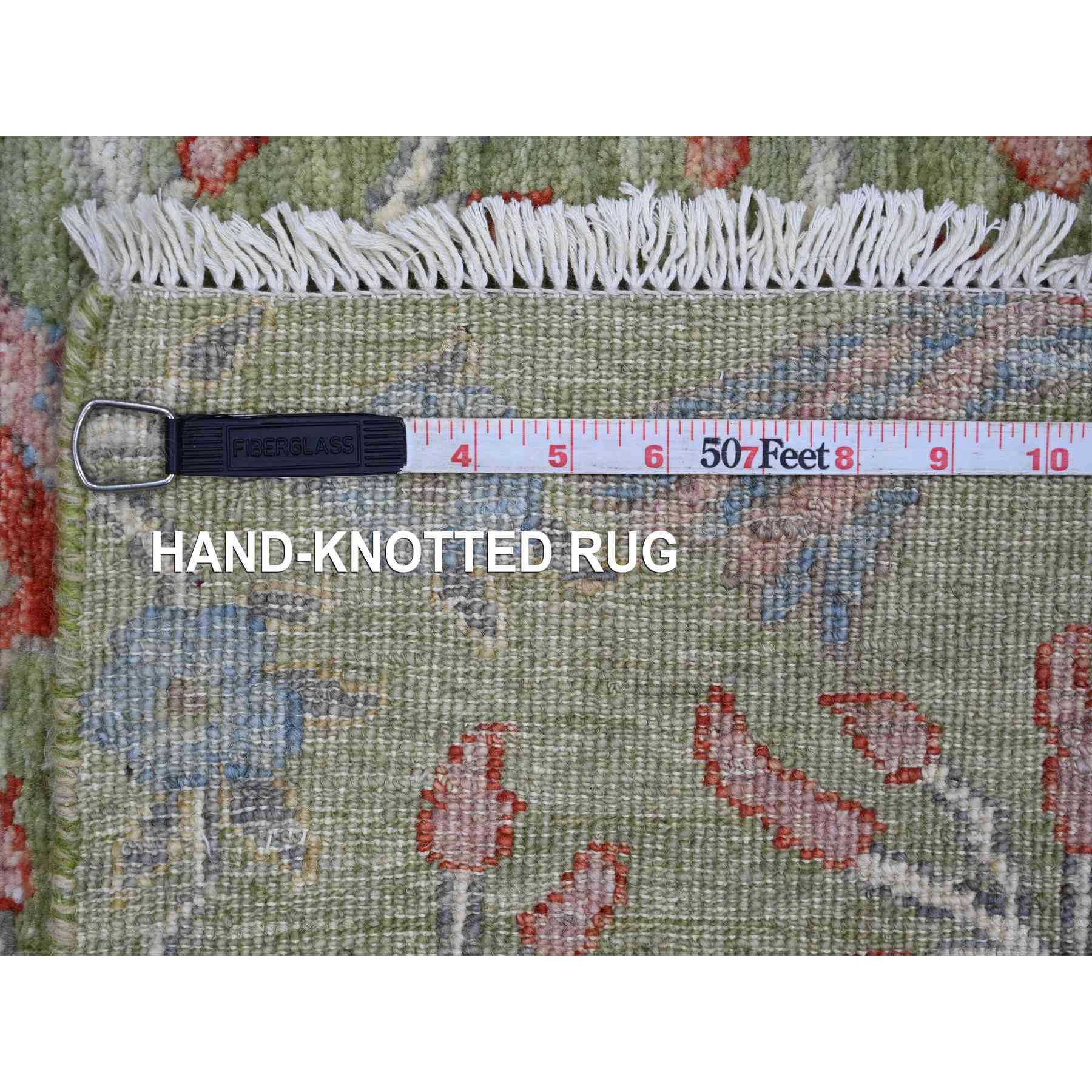 Oushak-And-Peshawar-Hand-Knotted-Rug-106005