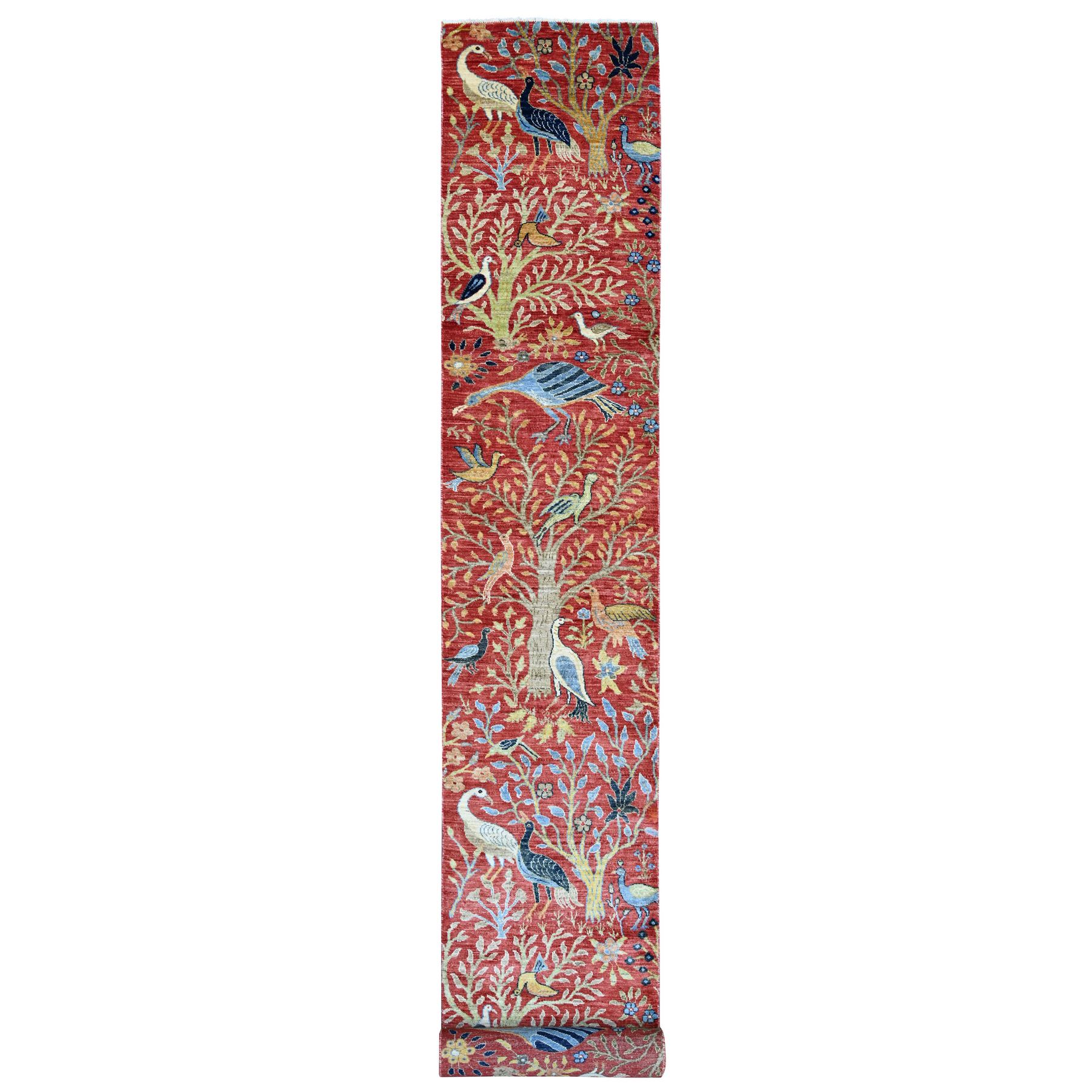 Oushak-And-Peshawar-Hand-Knotted-Rug-106015