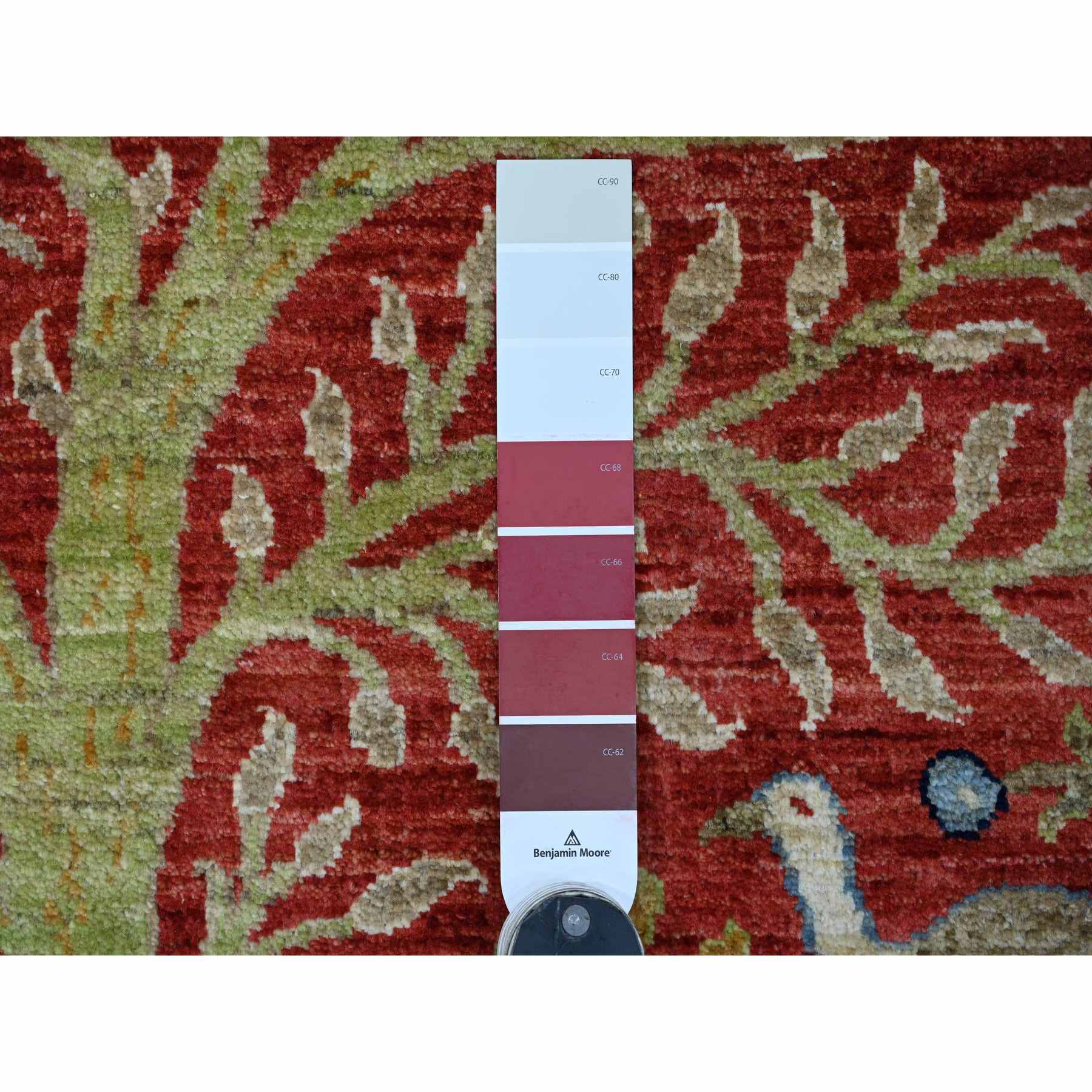 Oushak-And-Peshawar-Hand-Knotted-Rug-106015