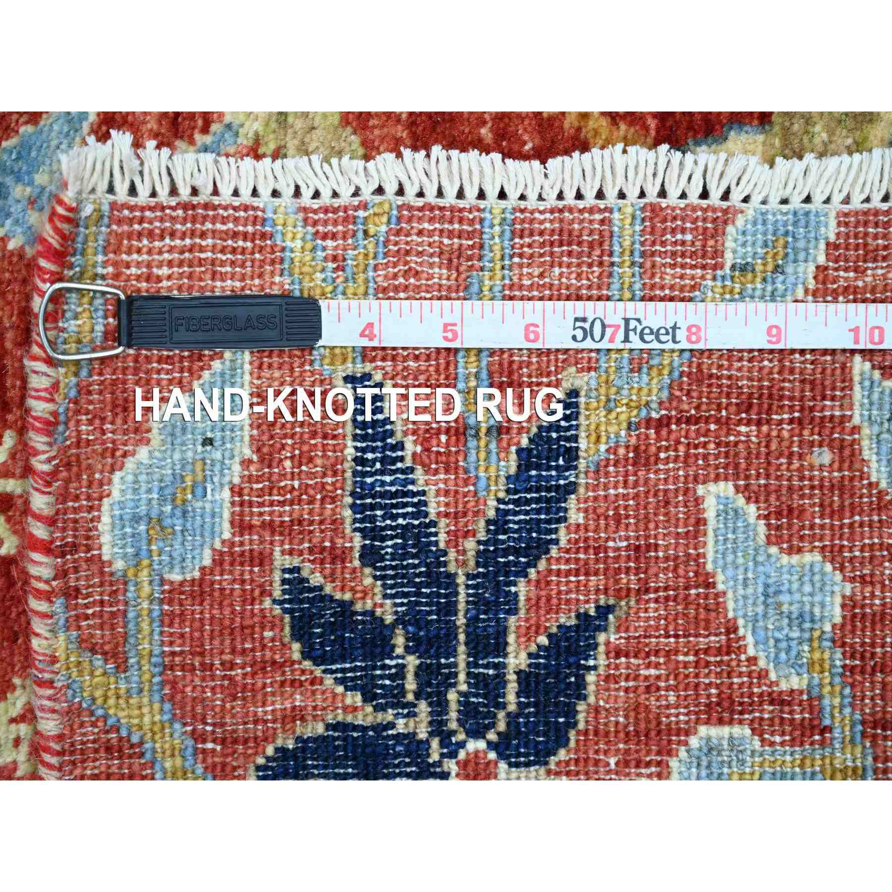 Oushak-And-Peshawar-Hand-Knotted-Rug-106015