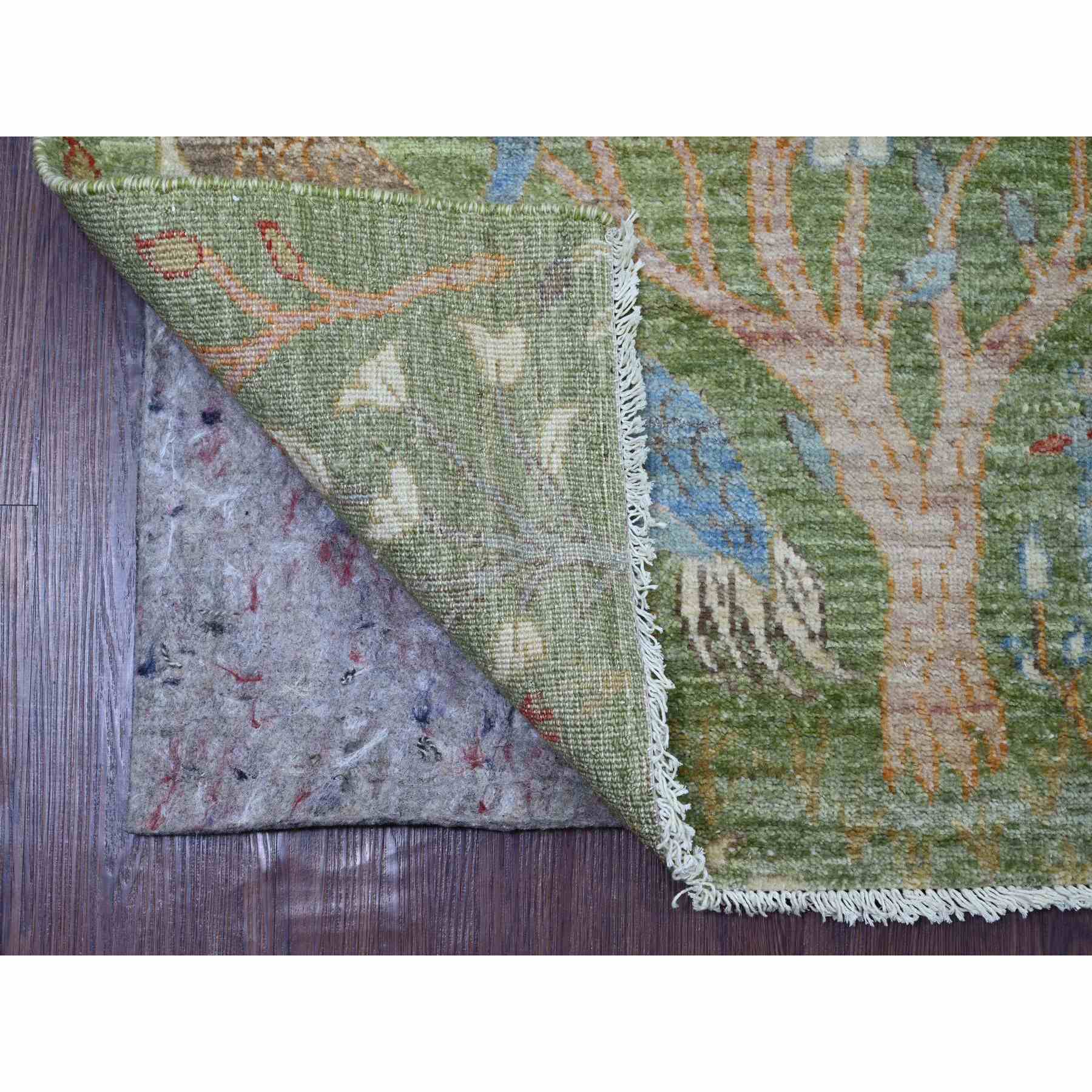 Oushak-And-Peshawar-Hand-Knotted-Rug-106020