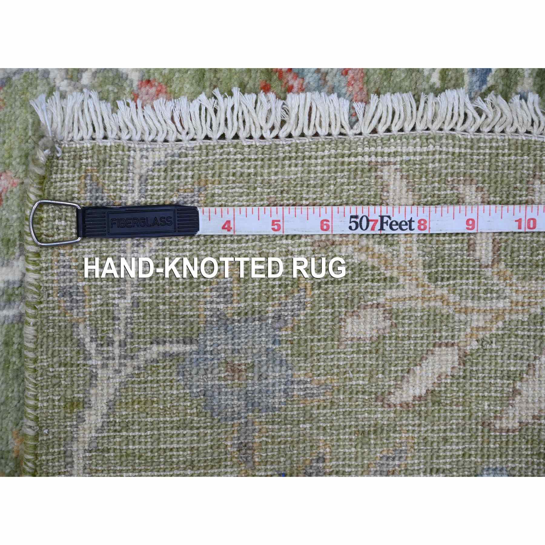 Oushak-And-Peshawar-Hand-Knotted-Rug-106020