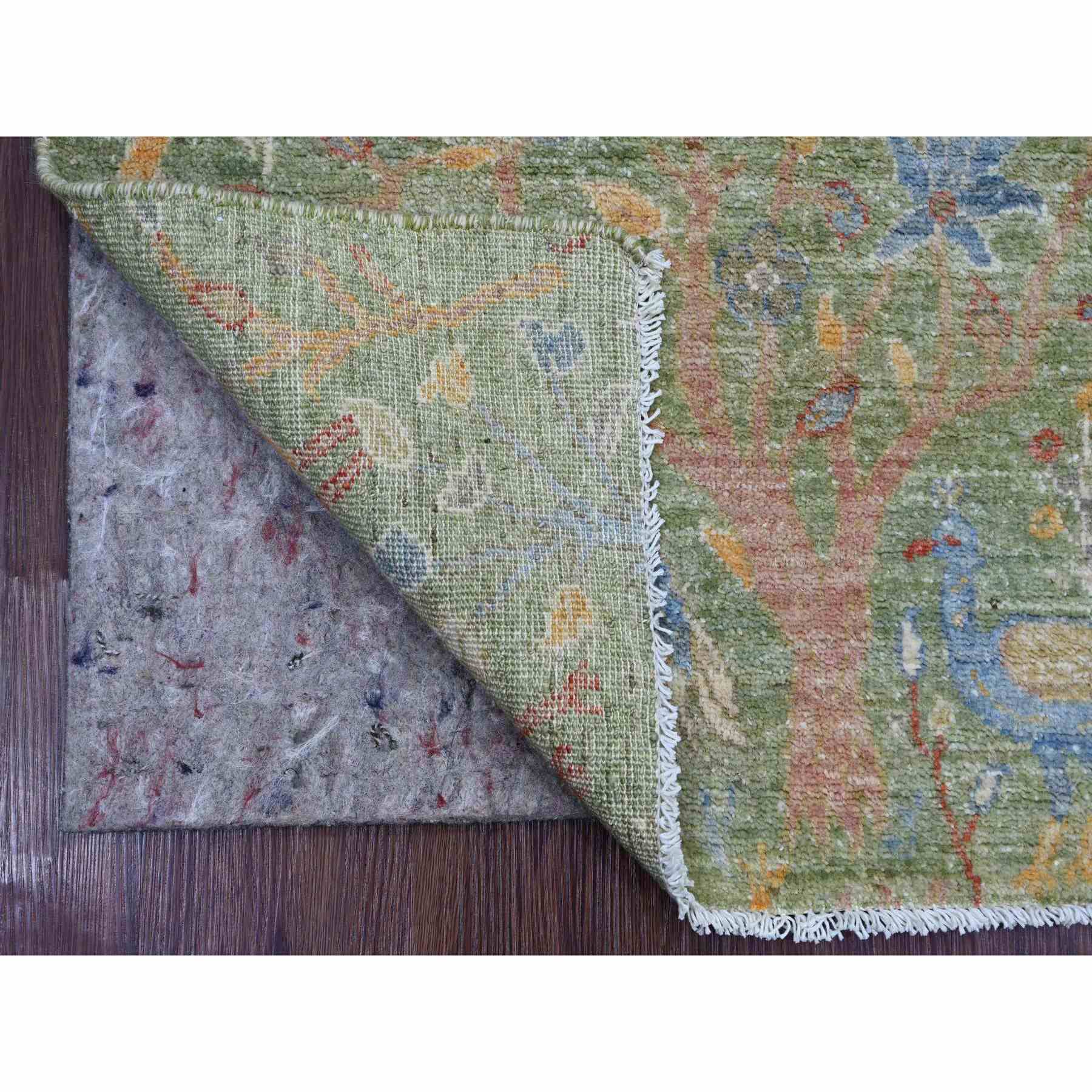 Oushak-And-Peshawar-Hand-Knotted-Rug-106030