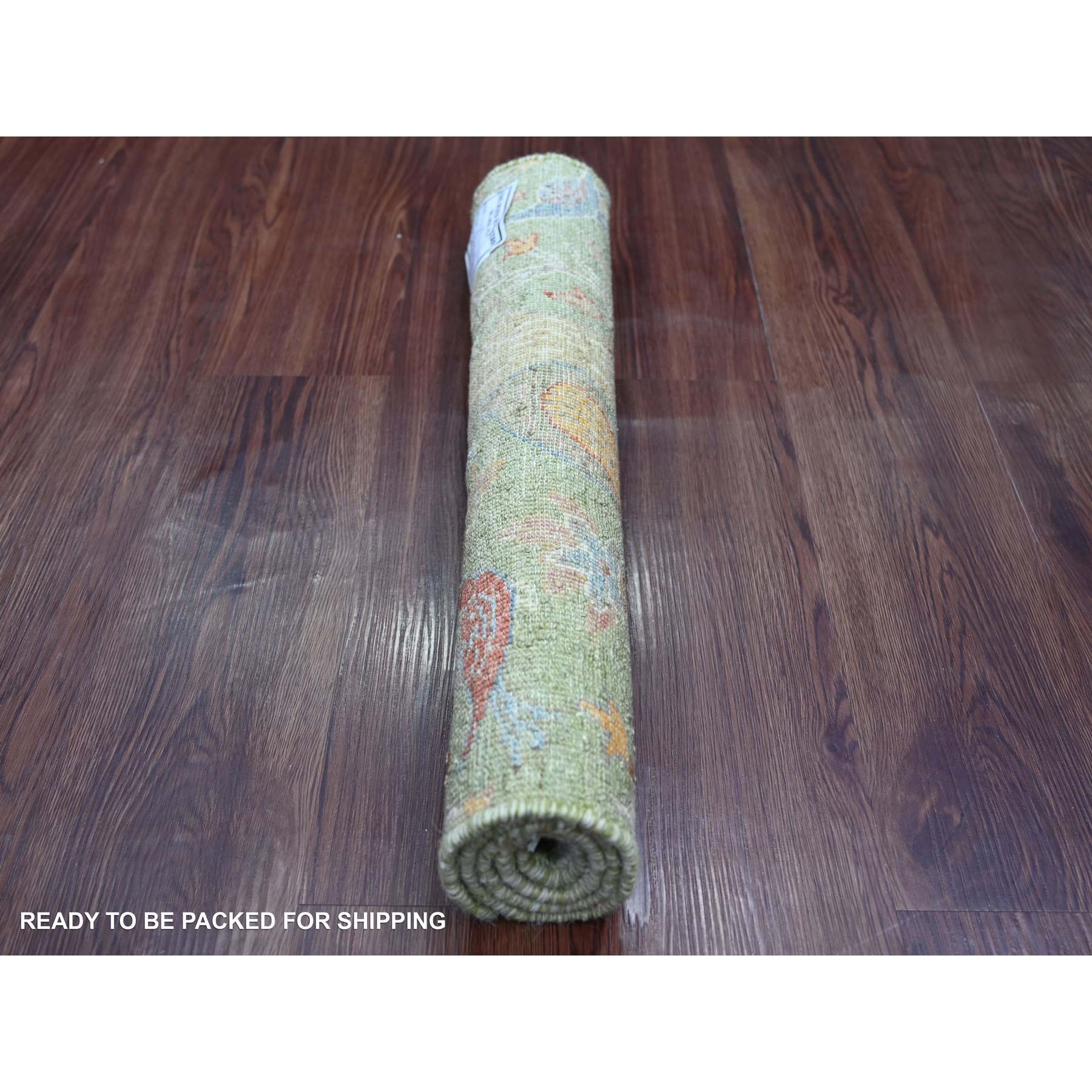 Oushak-And-Peshawar-Hand-Knotted-Rug-106030