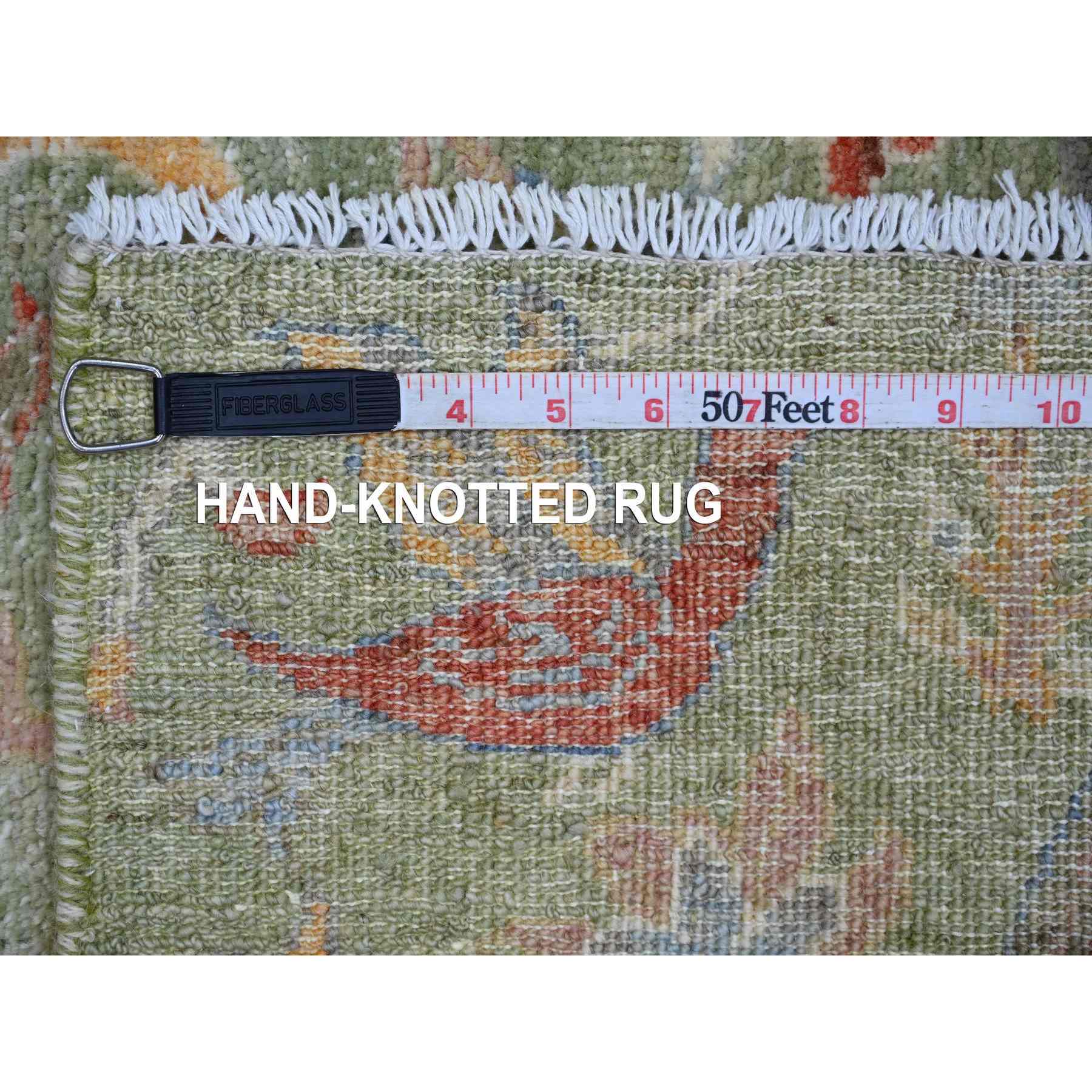 Oushak-And-Peshawar-Hand-Knotted-Rug-106030