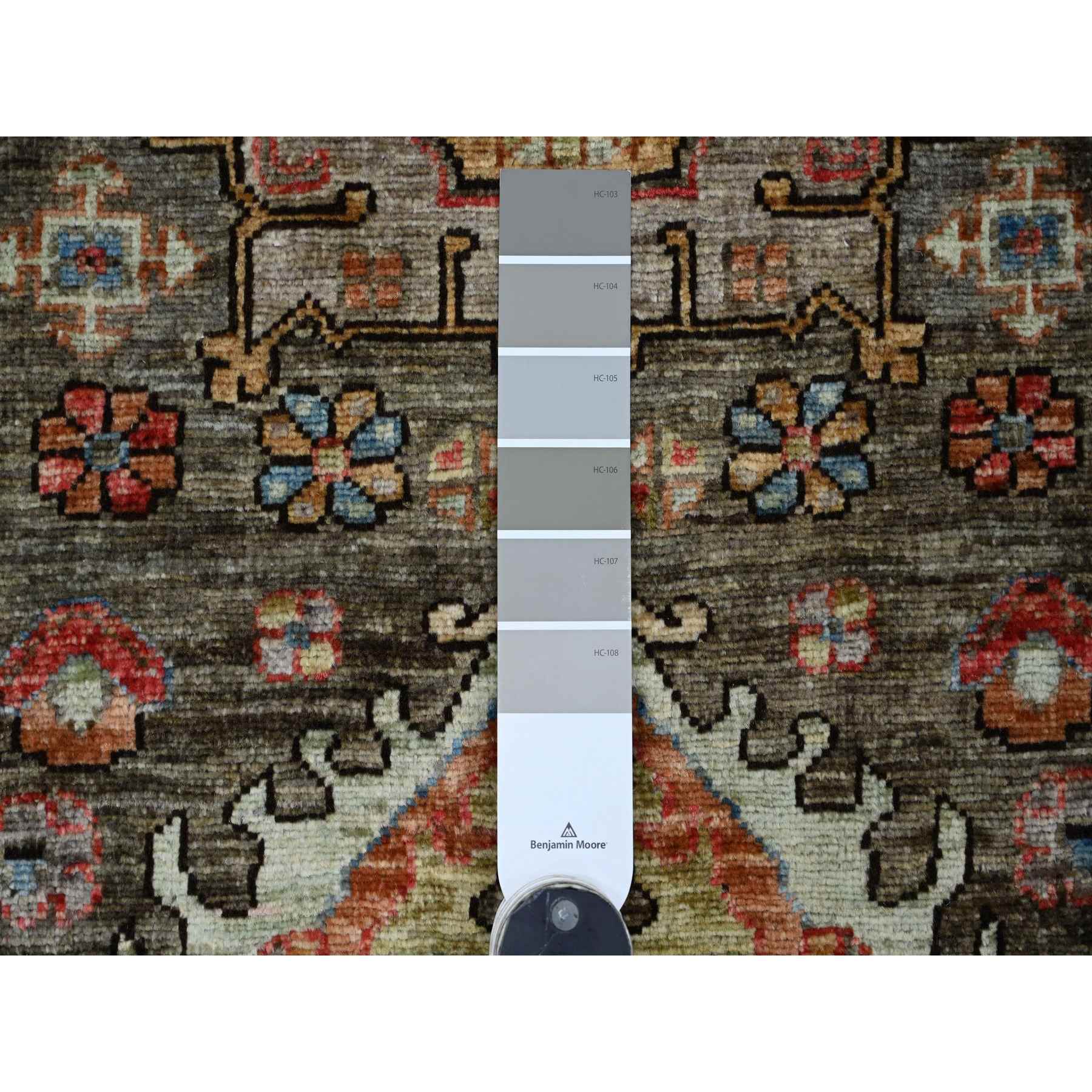 Oushak-And-Peshawar-Hand-Knotted-Rug-106055
