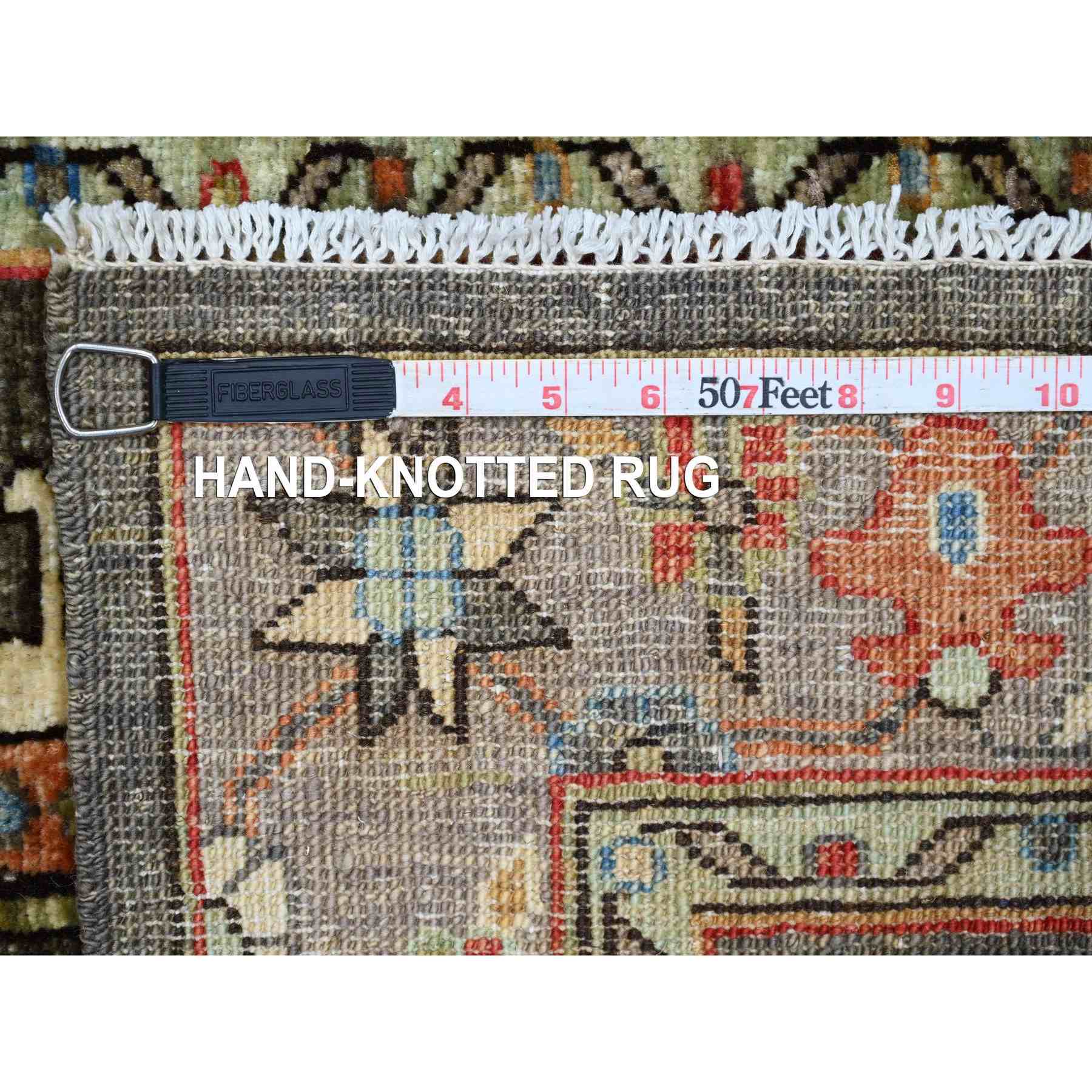 Oushak-And-Peshawar-Hand-Knotted-Rug-106055