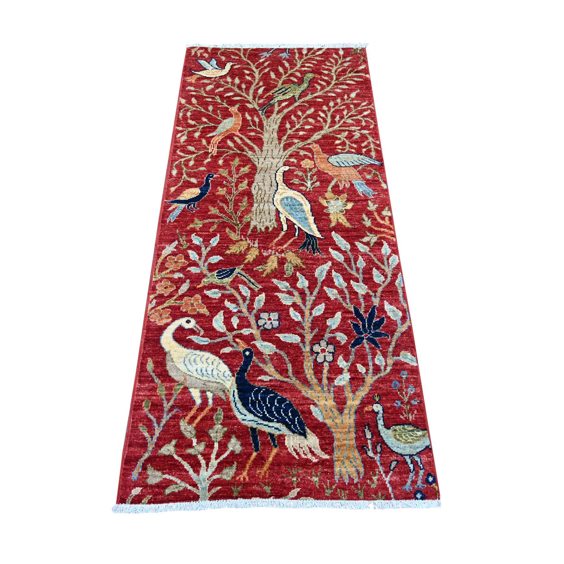 Oushak-And-Peshawar-Hand-Knotted-Rug-106100