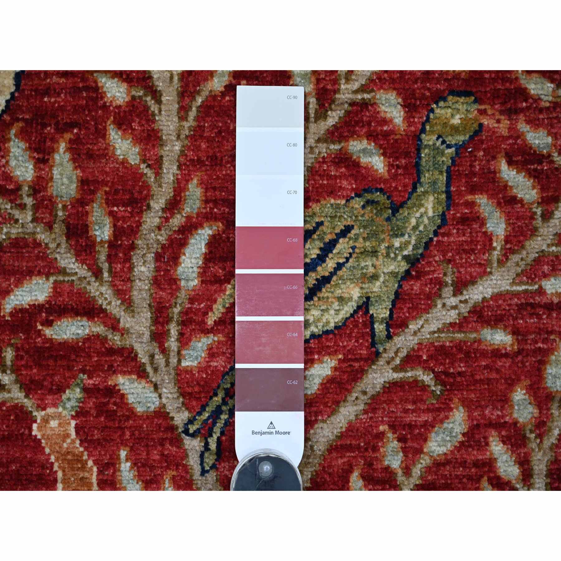 Oushak-And-Peshawar-Hand-Knotted-Rug-106100