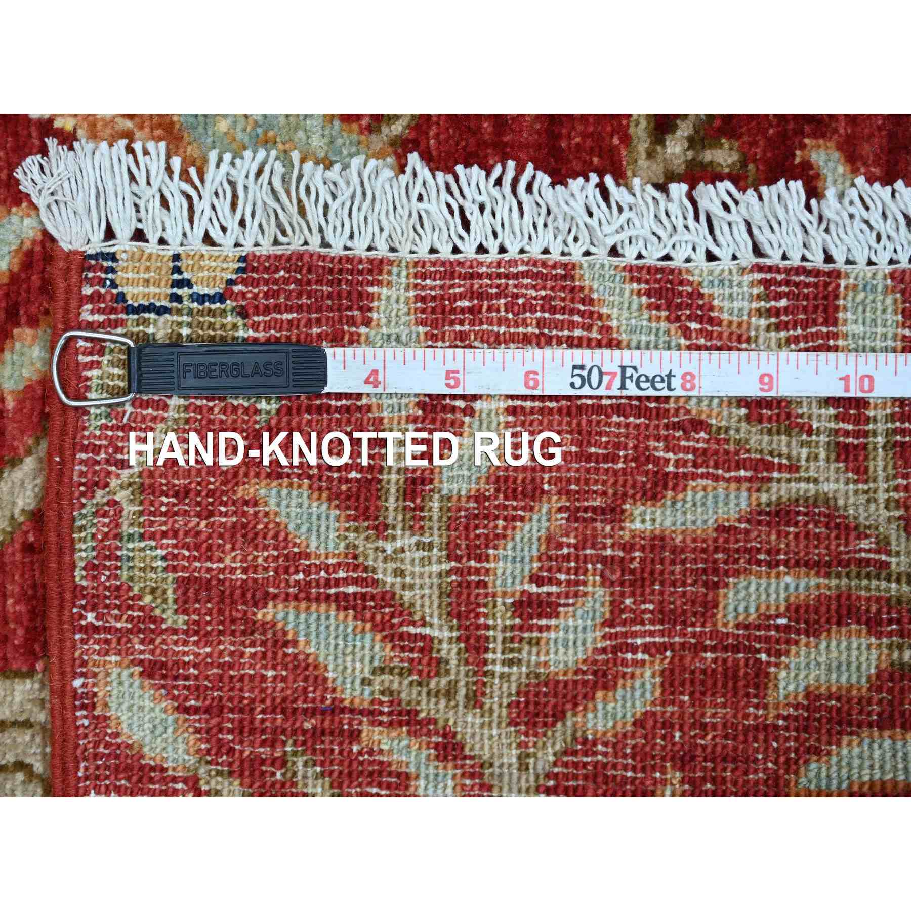Oushak-And-Peshawar-Hand-Knotted-Rug-106100