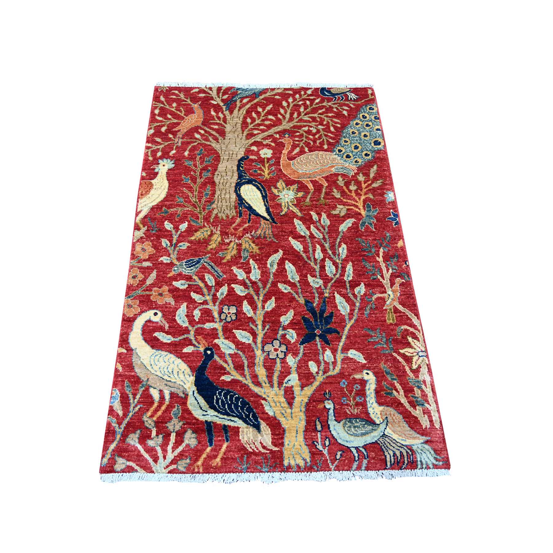 Oushak-And-Peshawar-Hand-Knotted-Rug-106110